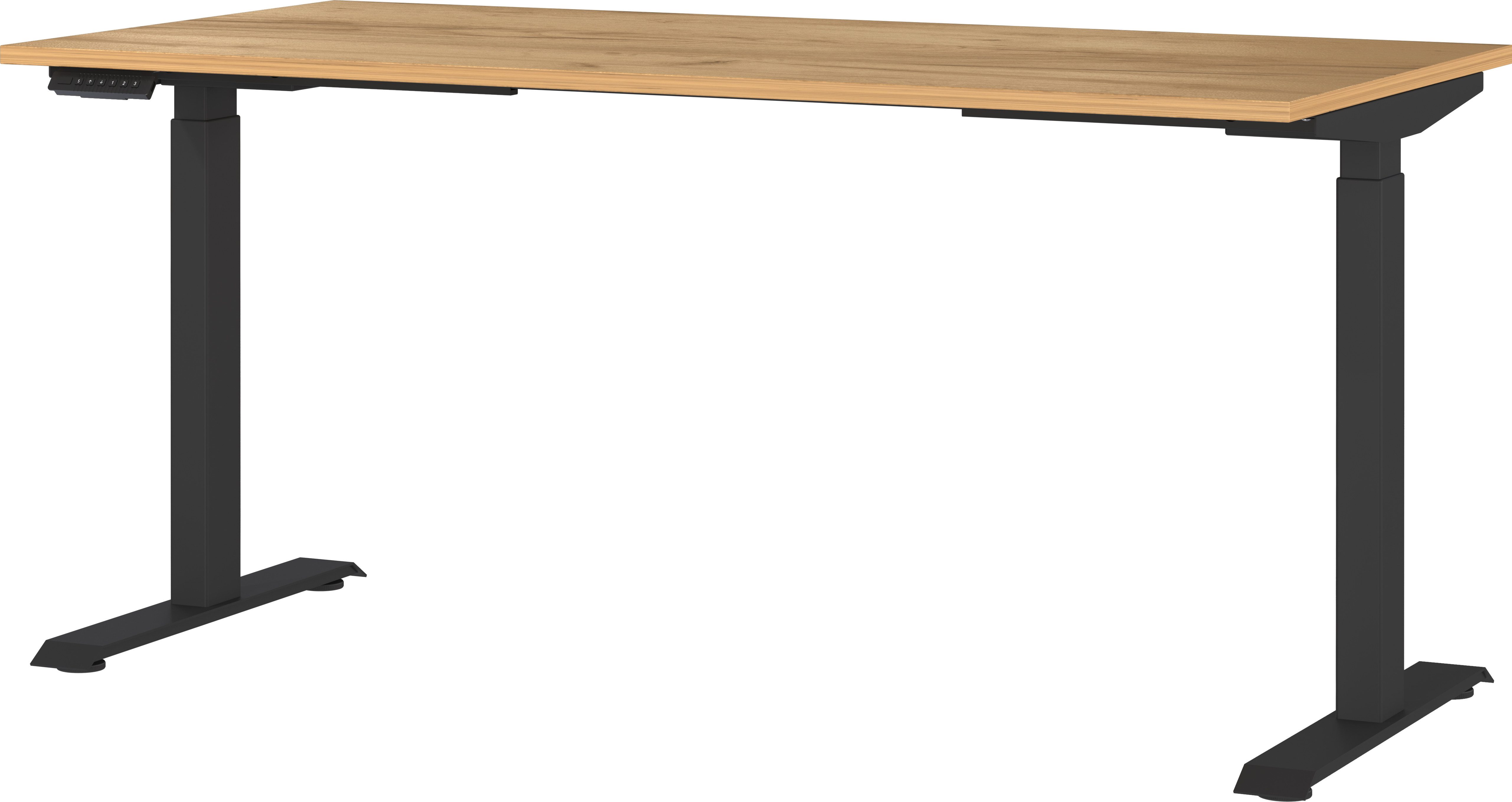 GERMANIA Bureau Jet, elektrisch in hoogte verstelbaar moderne kleurvariaties, breedte 120/140/160/180 cm, made in germany