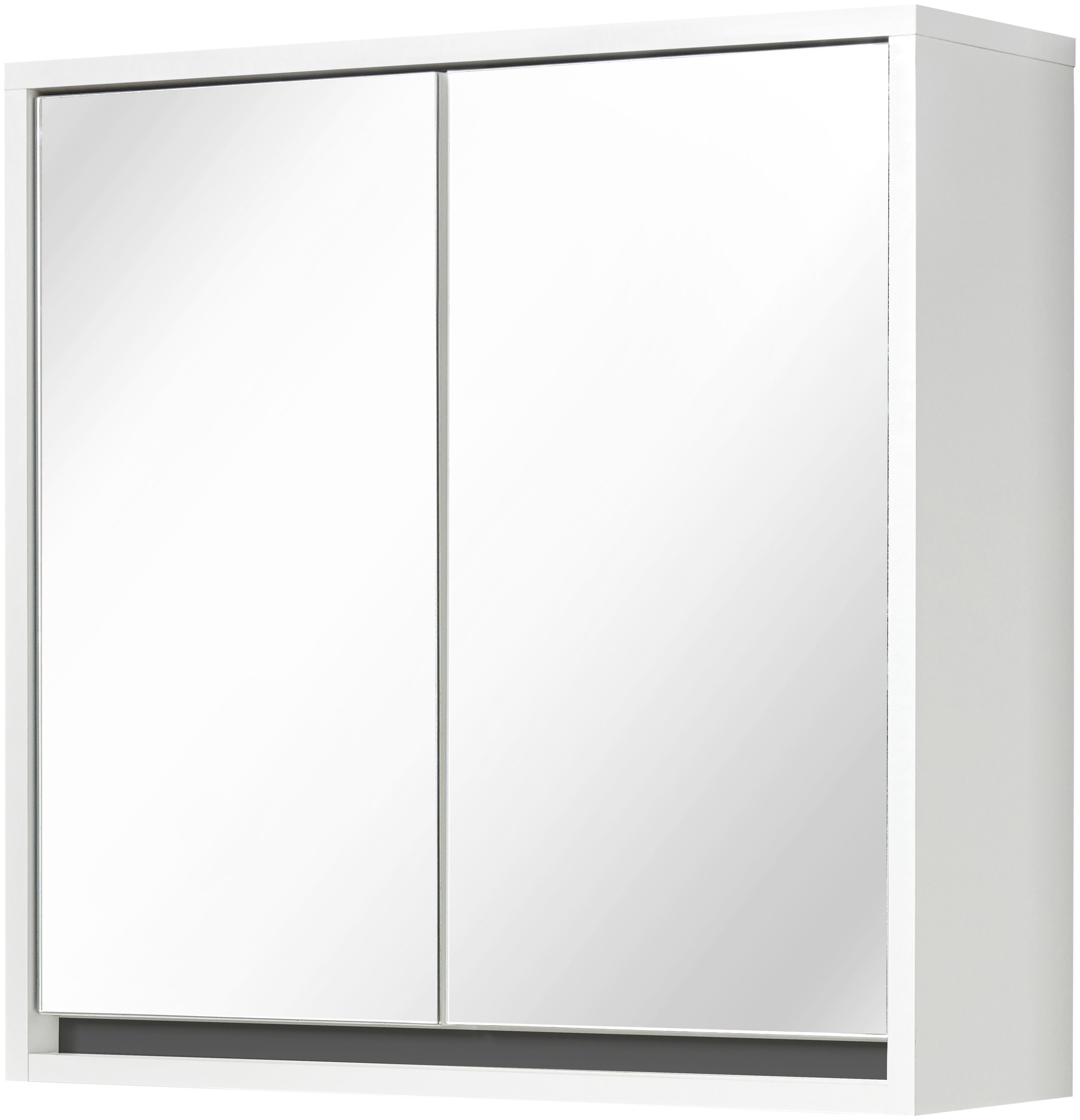 welltime Spiegelkast Santorin Badkamerkast 2-deurs, 60x60x20 cm, wit