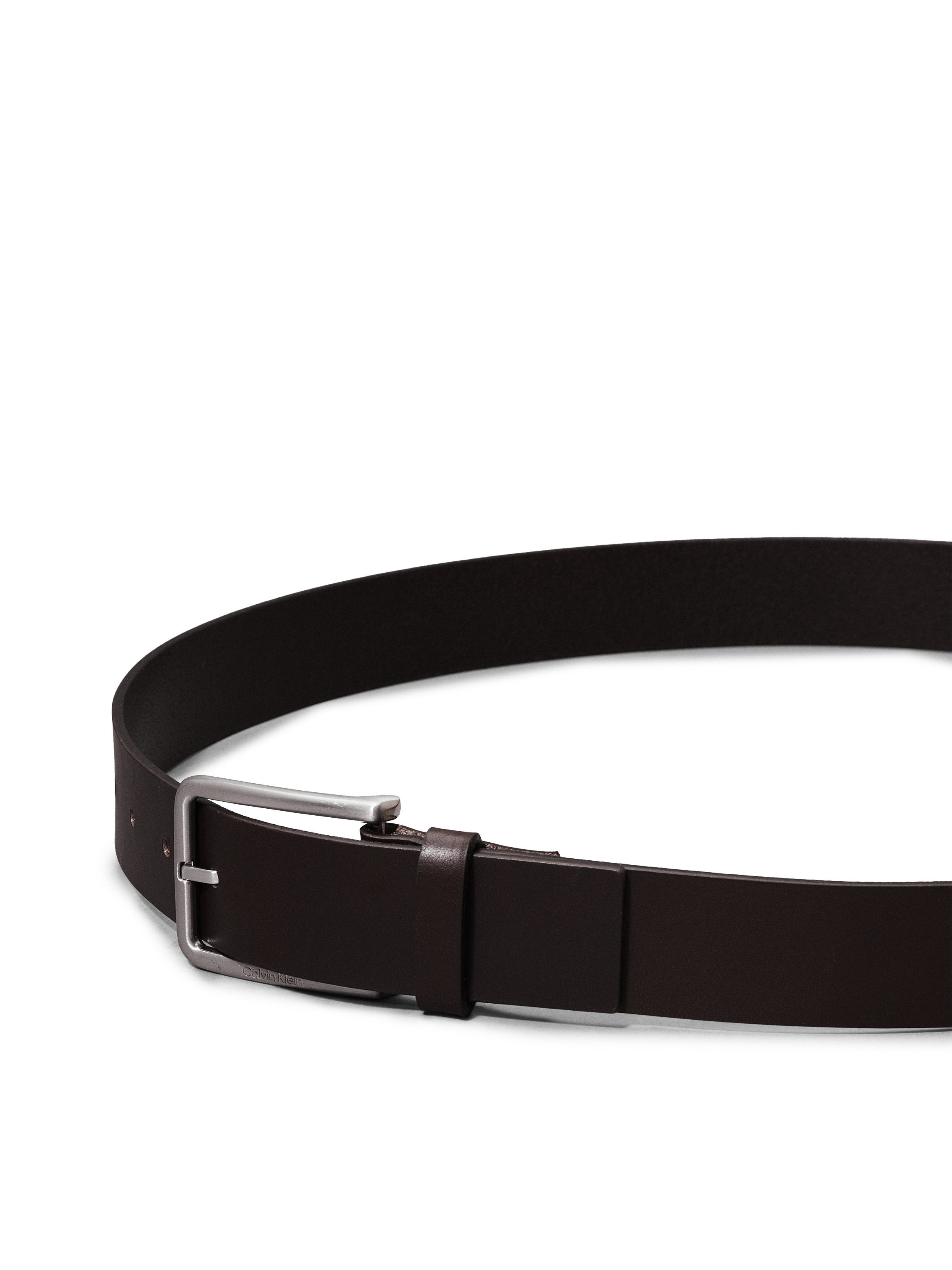 Calvin Klein Leren riem WARMTH 35MM met gestempeld logo