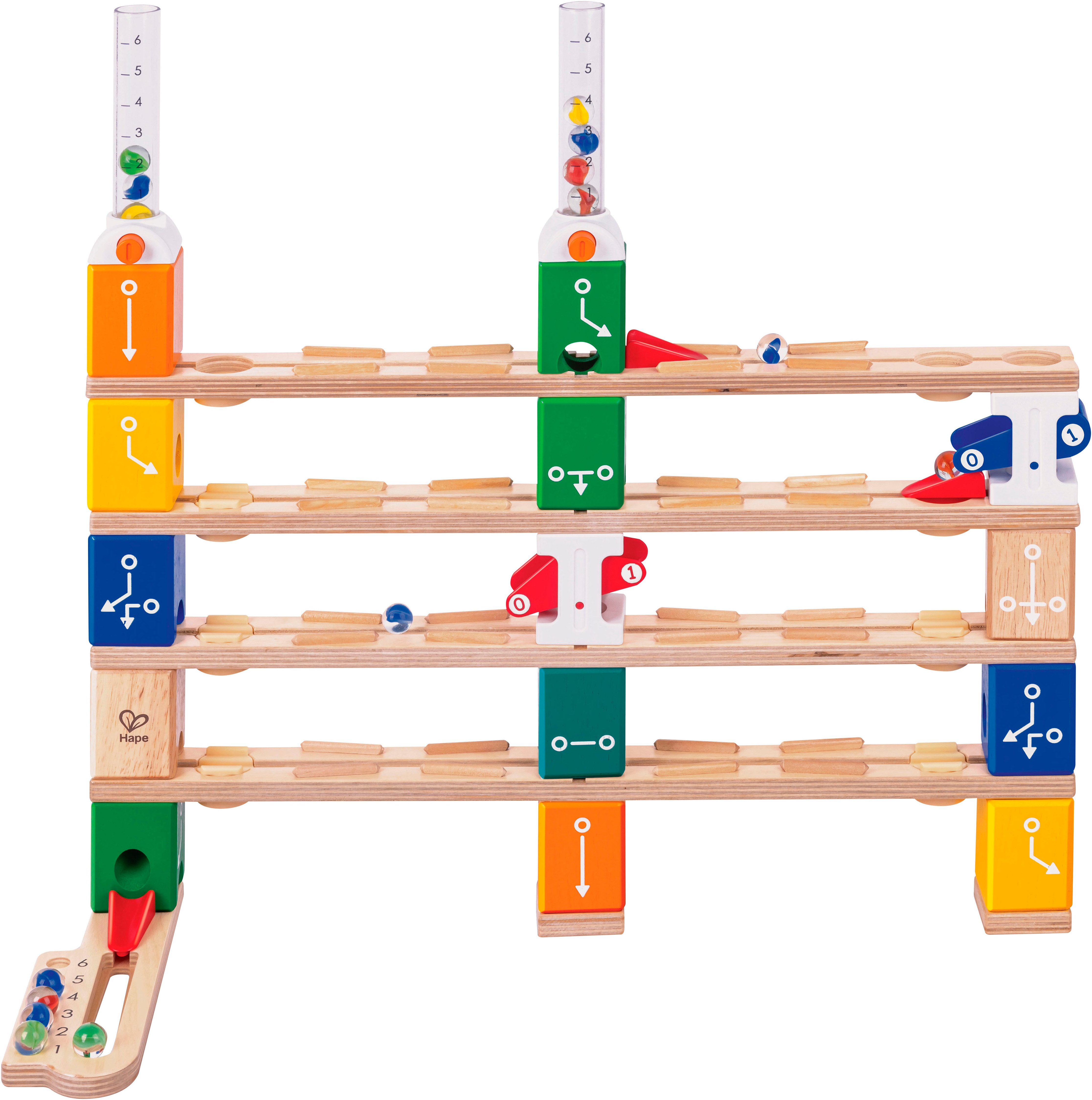 Hape Knikkerbaan Quadrilla starter coderingsset (85-delig)