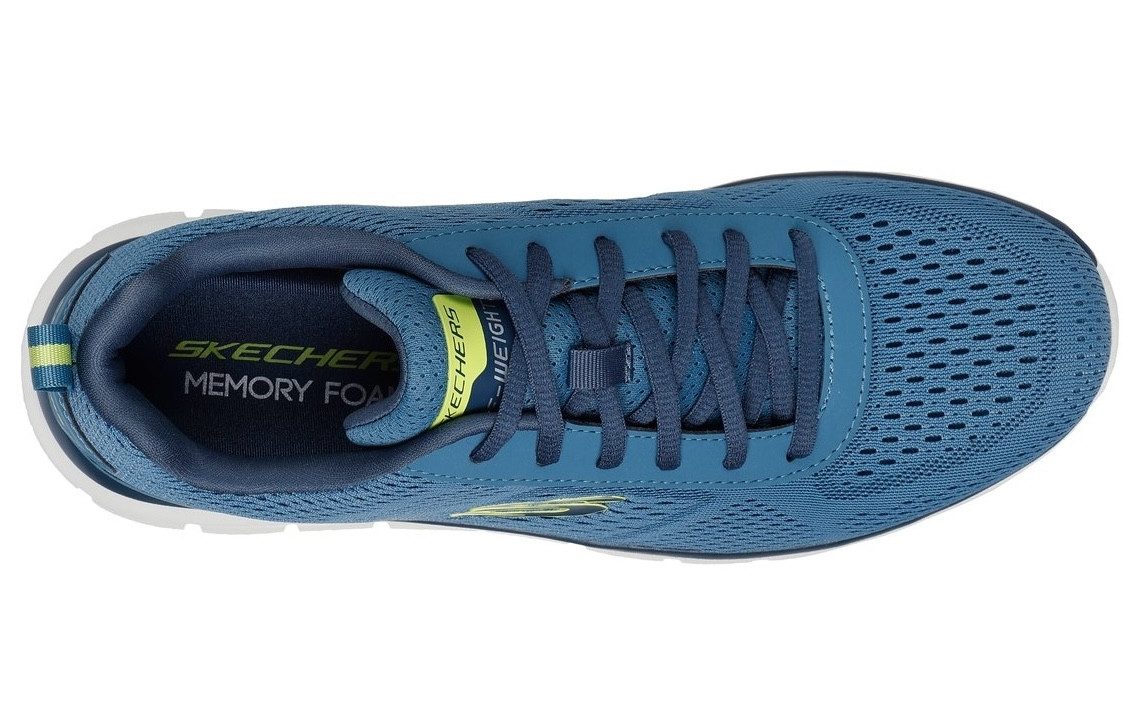 Skechers Slip-on sneakers TRACK-LESHUR Vrijetijdsschoen, trainingsschoen, instapschoen in materiaalmix