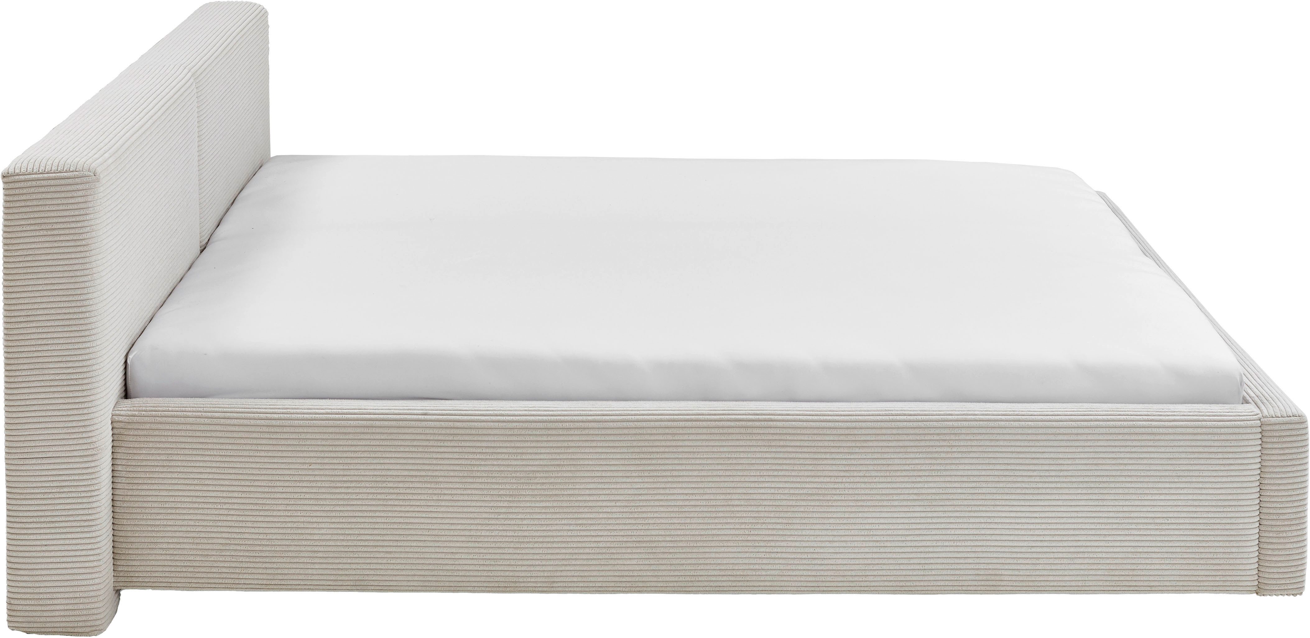 meise.möbel Gestoffeerd bed Cube optioneel met matras en bedlade