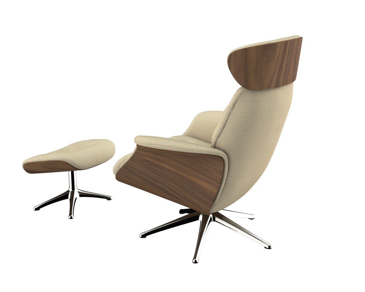 FLEXLUX Relaxfauteuil Volden, functionele stoel, gestoffeerde stoel, armleuningen, TV-fauteuil