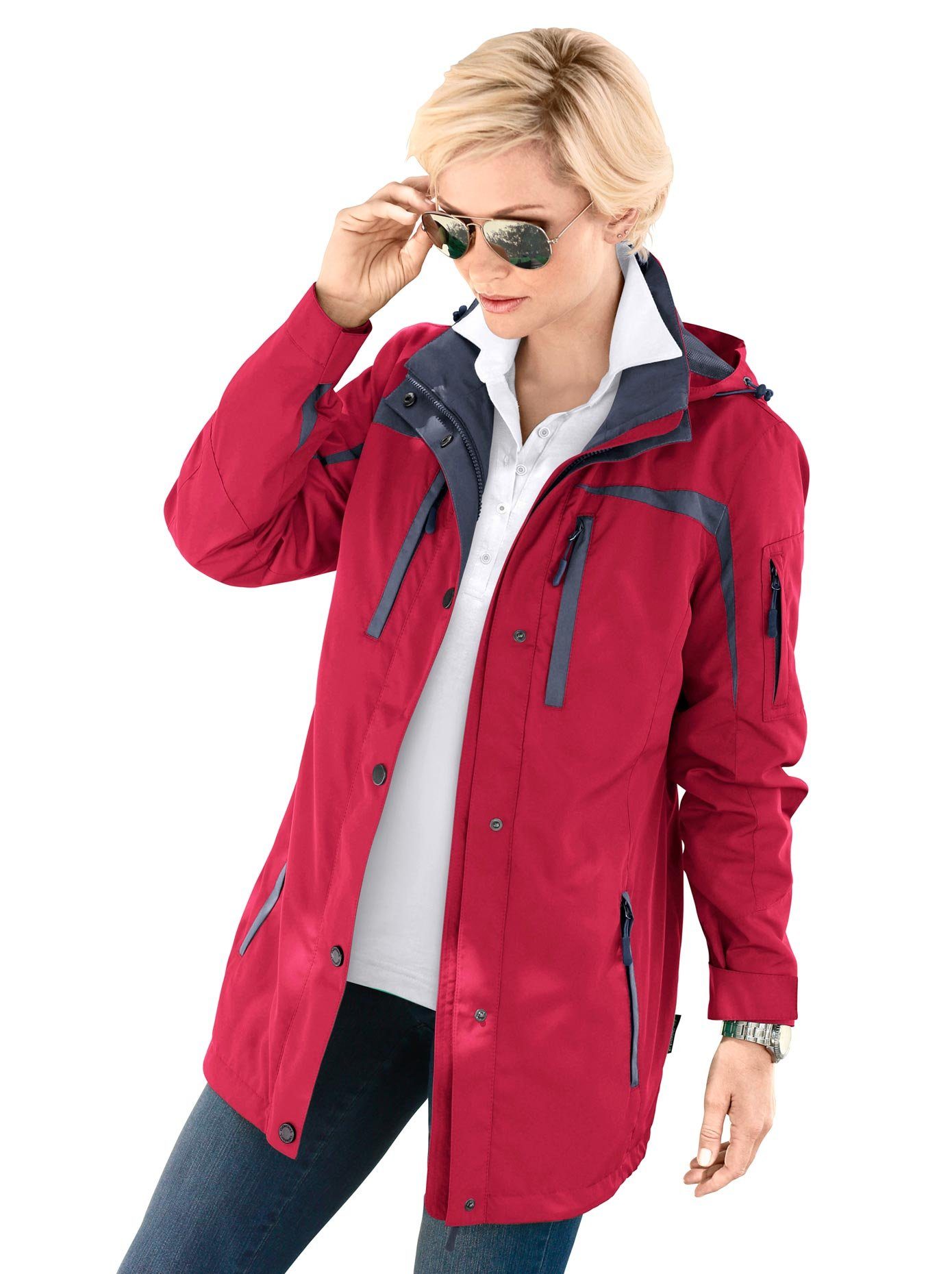 Casual Looks Functioneel jack dames functionele jassen maat 21 rood