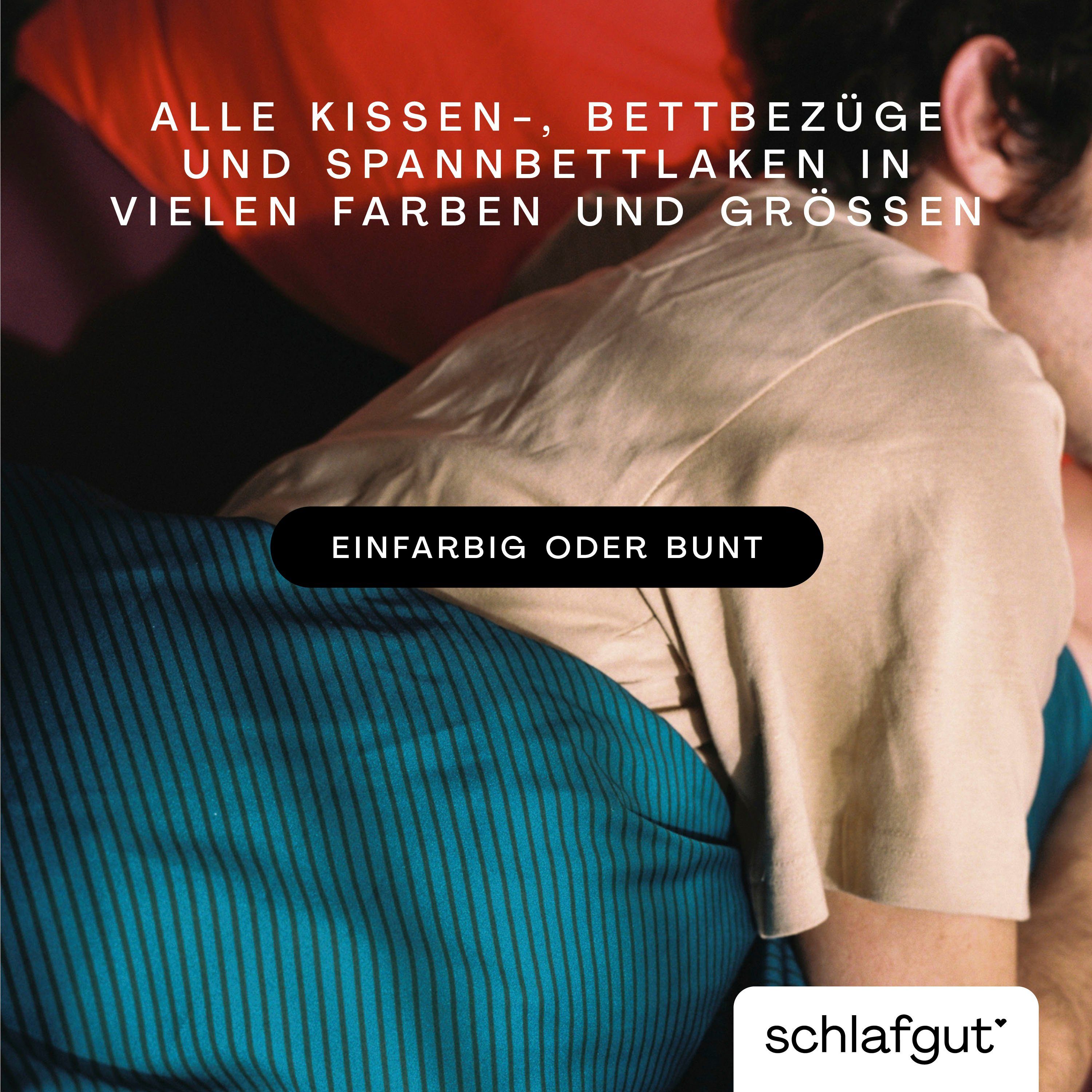 Schlafgut Dekbedovertrek Woven Satin fade met fijne strepen met kleurverloop, mix & match: bijpassende kussensloop verkrijgbaar (1 stuk)