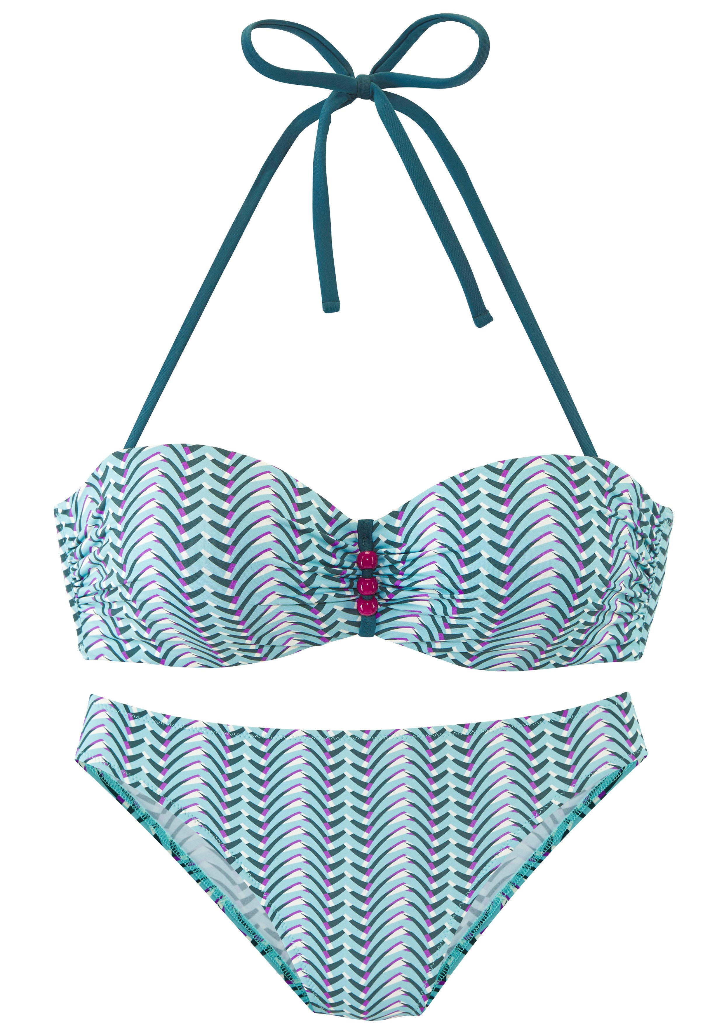 Vivance Beugelbikini in bandeaumodel met sierkraaltjes