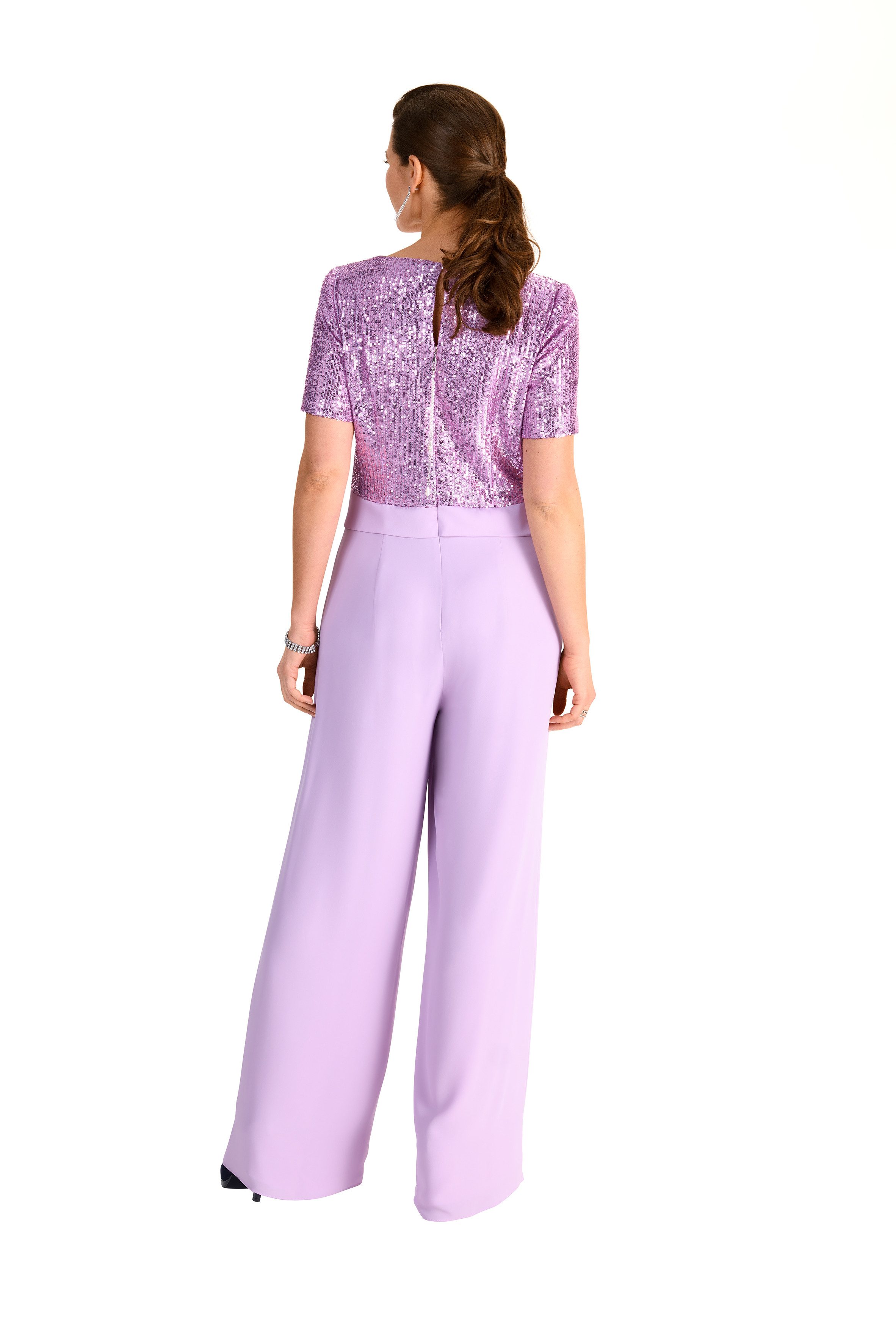 HERMANN LANGE Collection Jumpsuit in culotte-stijl met pailletten