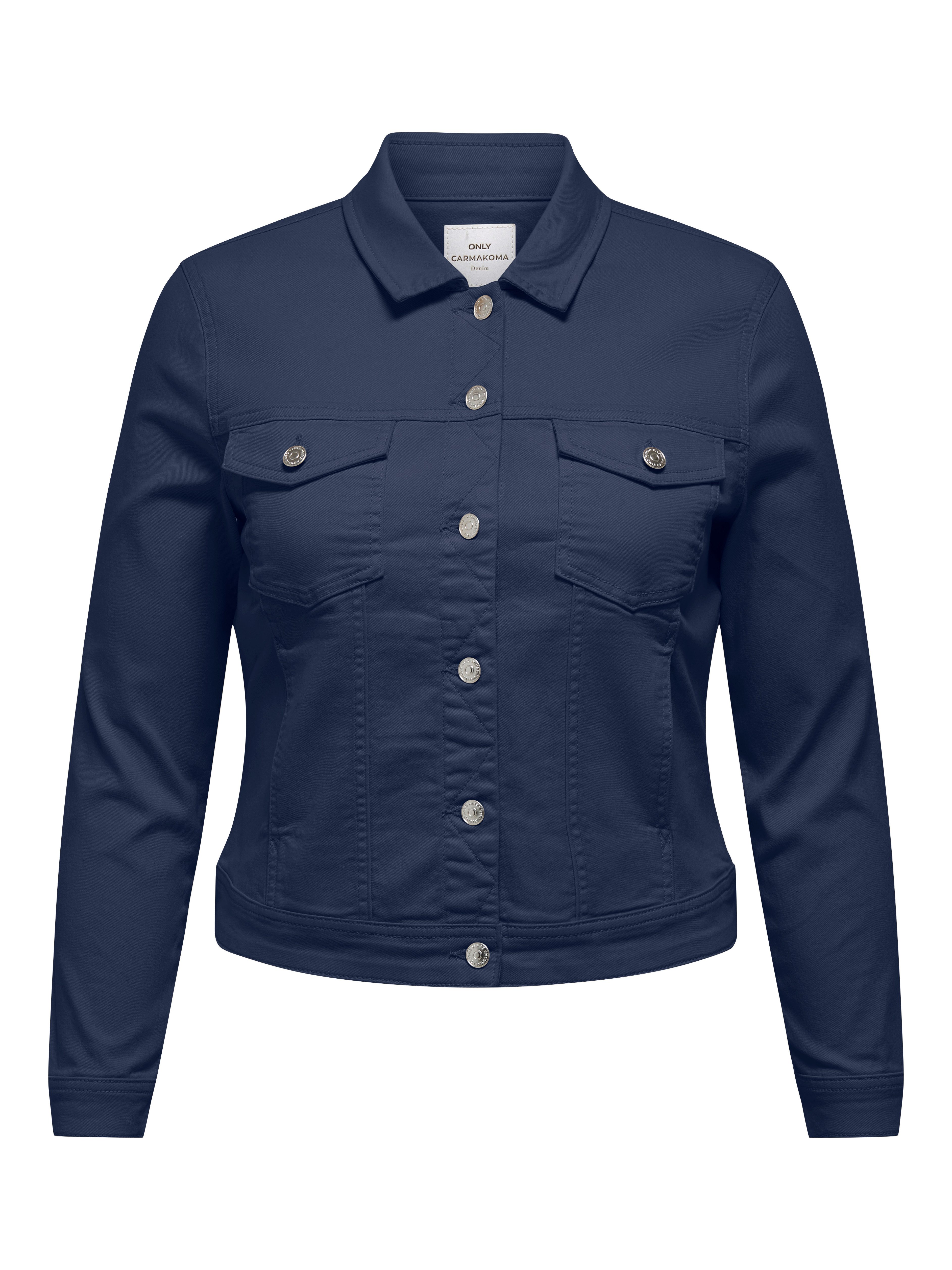 ONLY CARMAKOMA Jeansjack CARWESPA COLOUR DENIM JACKET DNM