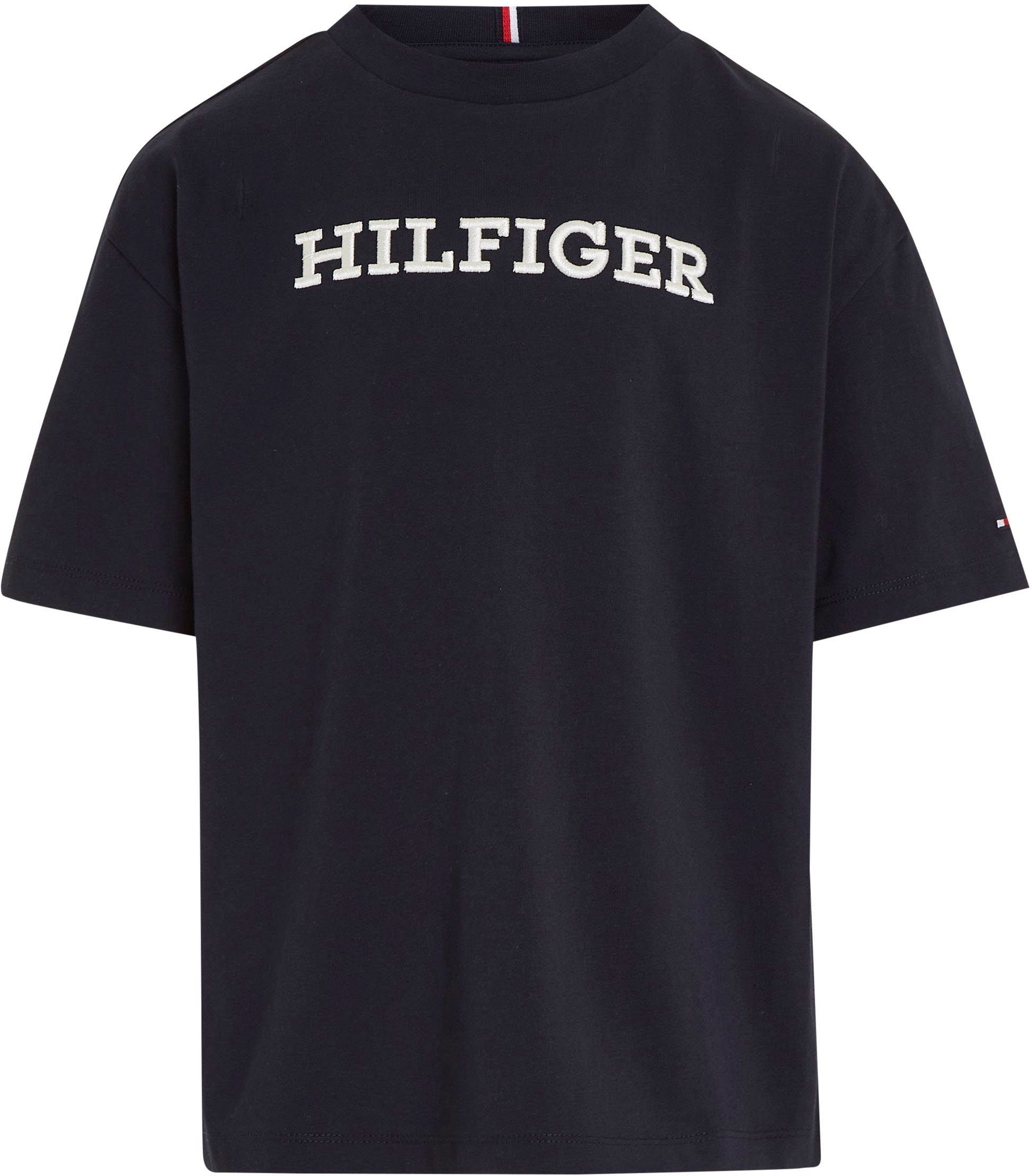 Tommy Hilfiger T-shirt U MONOTYPE TEE S/S met groot logoborduursel