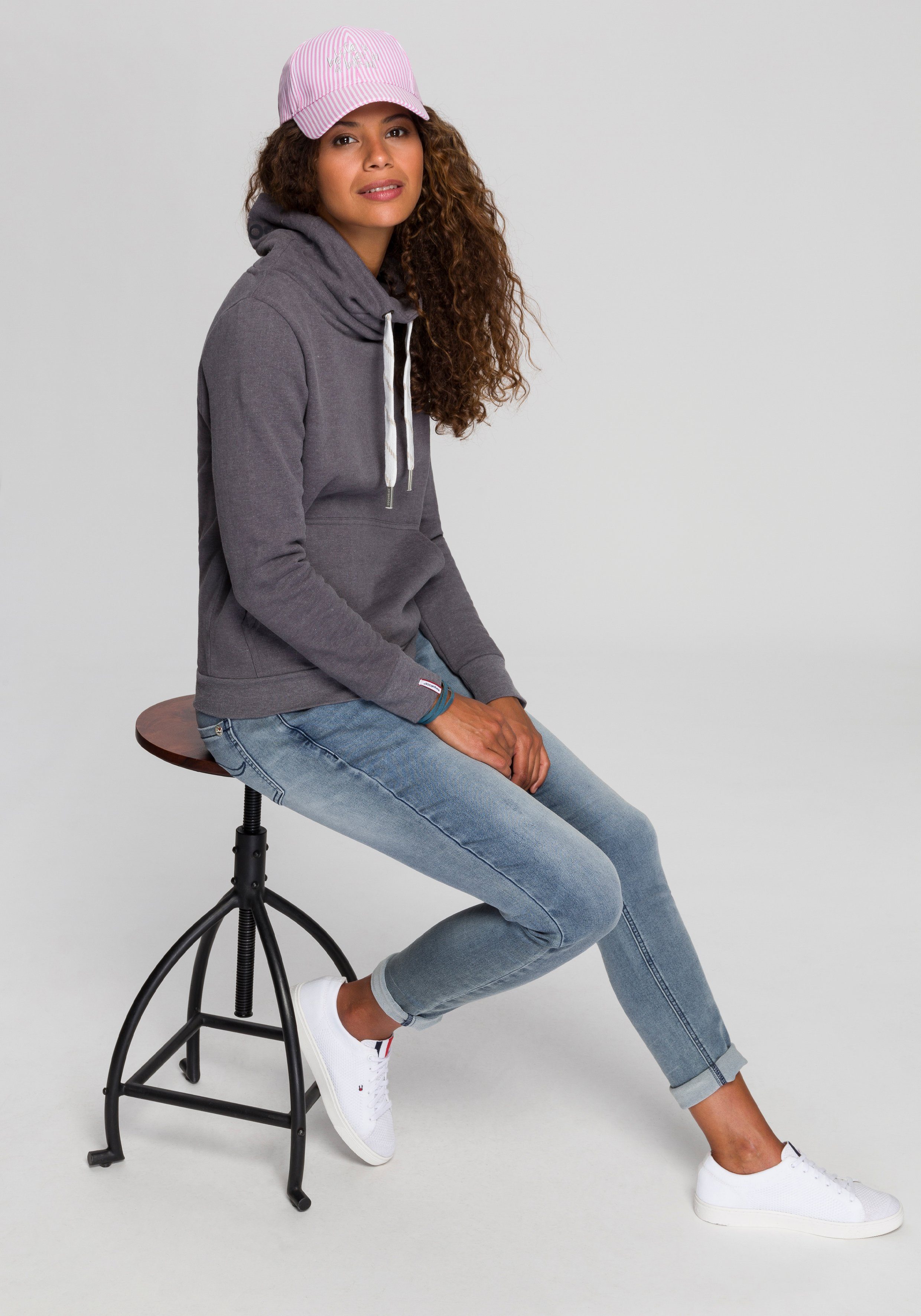 KangaROOS Sweatshirt met hoge staande kraag