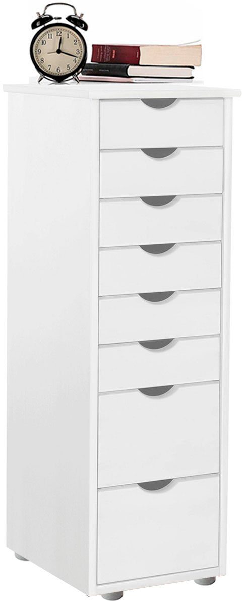 INOSIGN Kast Gava massief grenenhout, met vele opbergmogelijkheden, breedte 34 cm