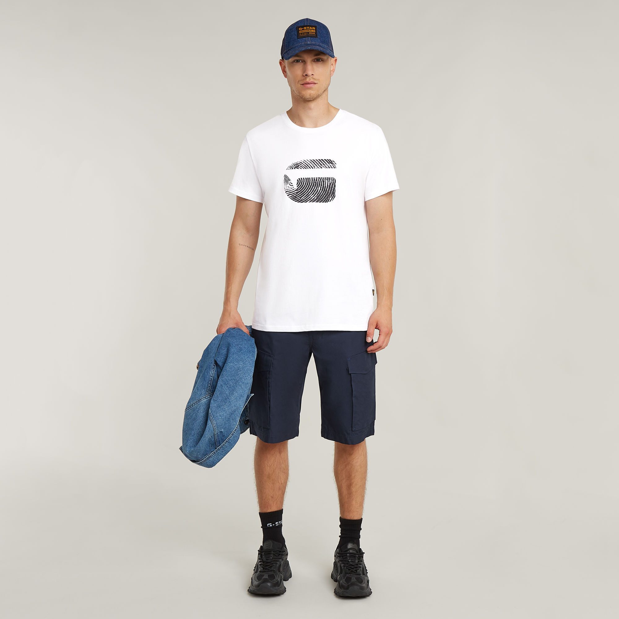 G-Star RAW T-shirt Vingerafdruk Burger