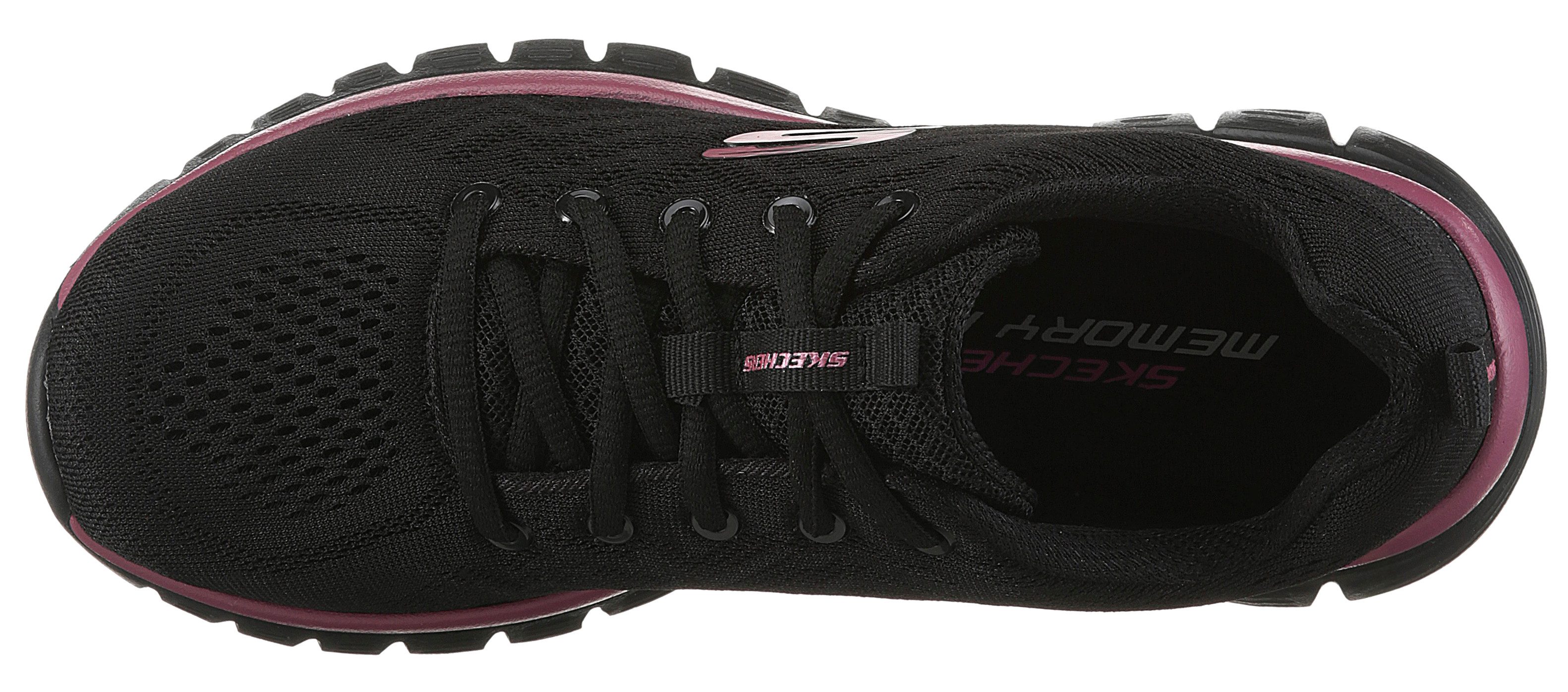 Skechers Sneakers Graceful - Get Connected Vrijetijdsschoen, lage schoen, veterschoen met memory foam