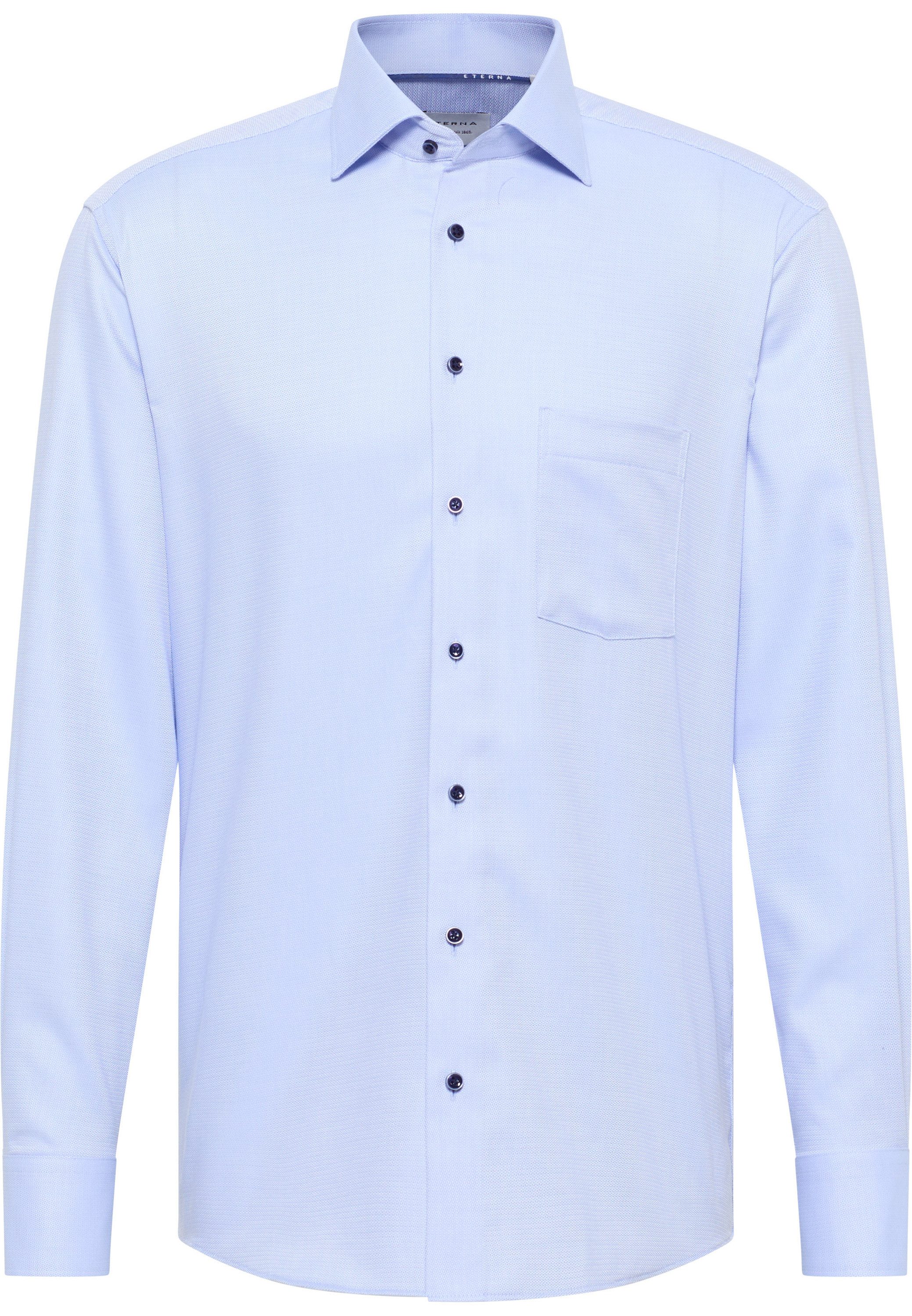 Eterna Overhemd met lange mouwen MODERN FIT NON IRON (strijkvrij)