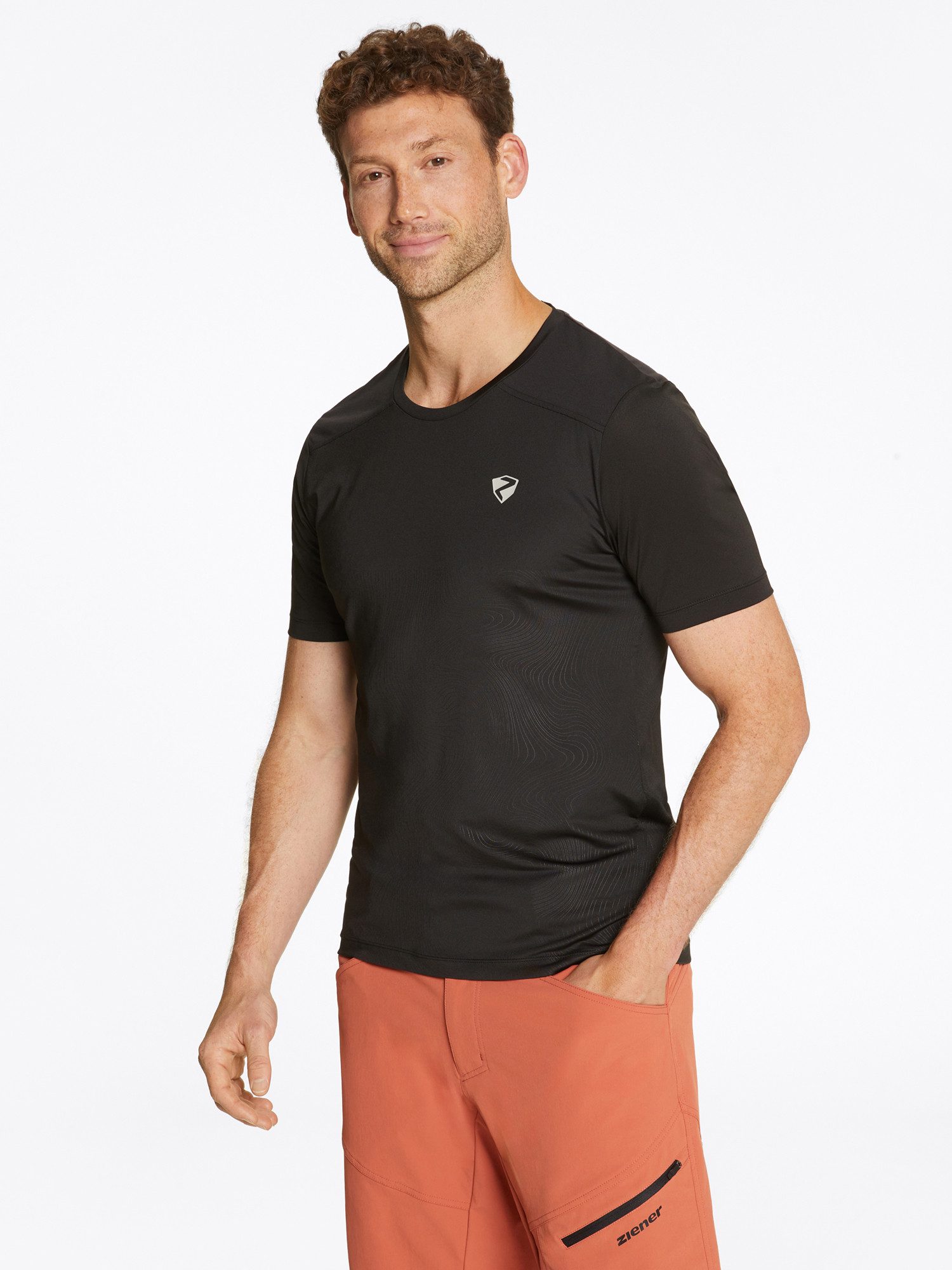 Ziener Shirt met ronde hals NEMINDO