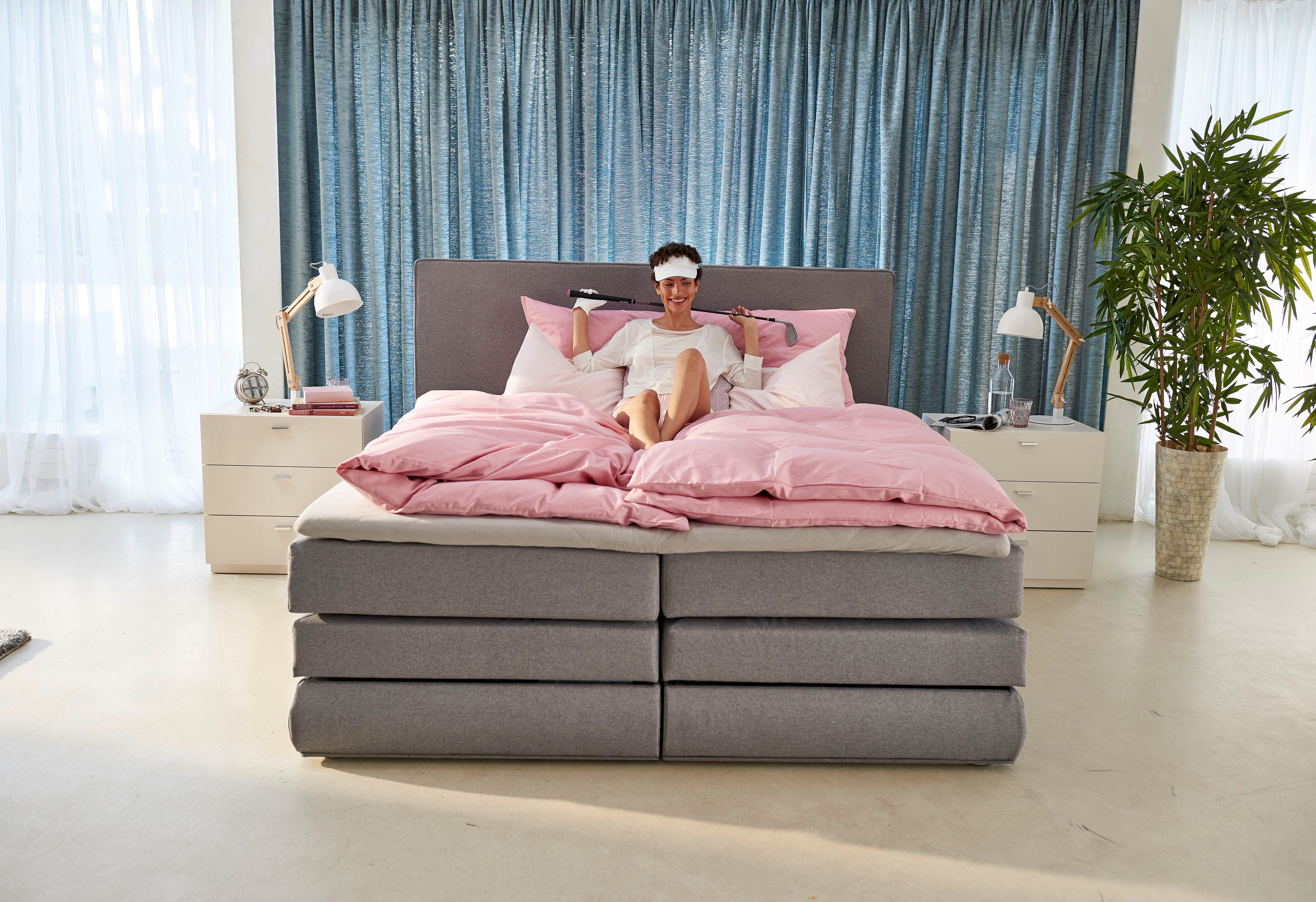 COLLECTION AB Boxspring Ninoni incl. bedlade, topper en optioneel met led-verlichting