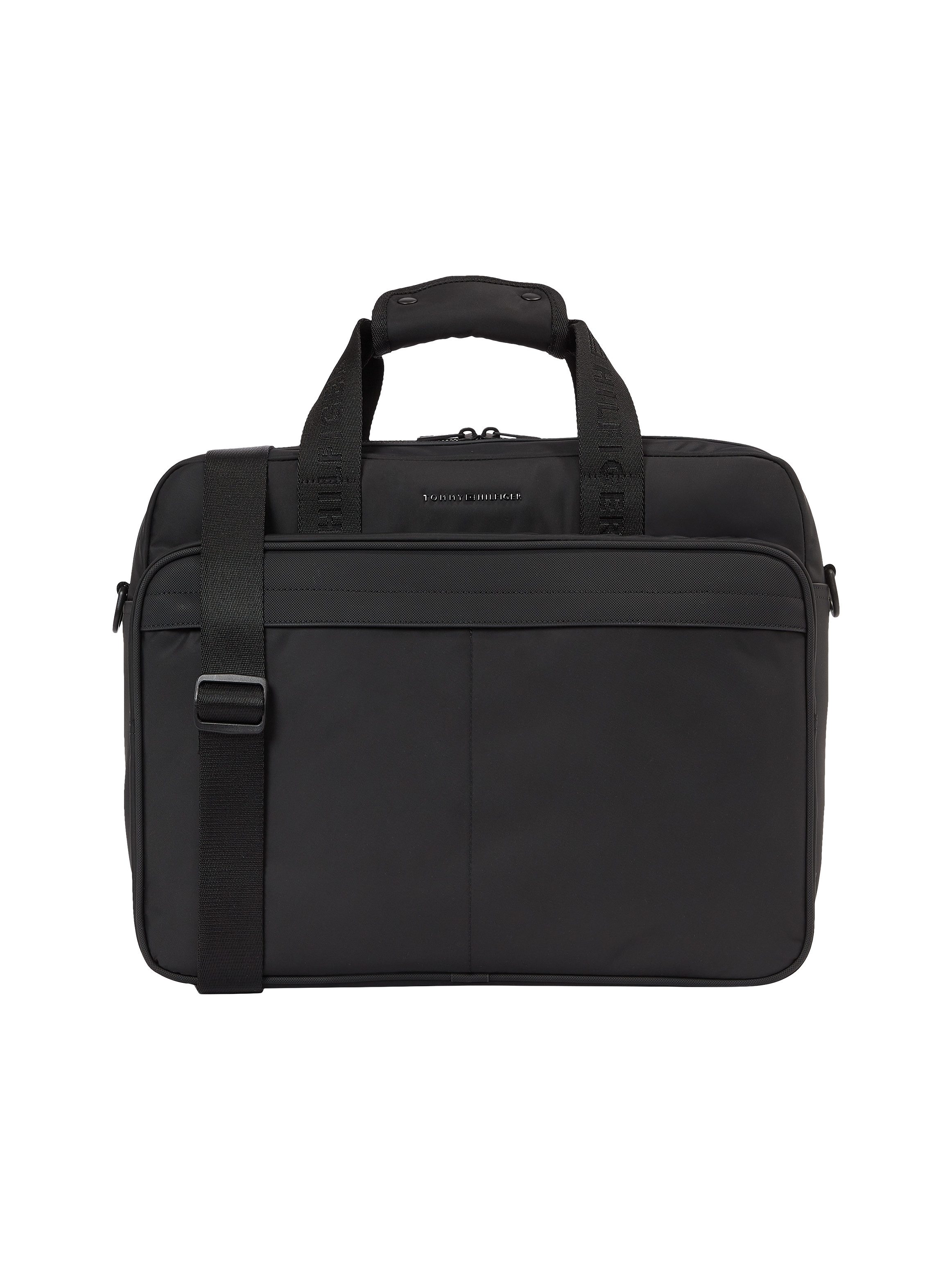 Tommy Hilfiger Laptoptas TH REPREVE COMPUTER BAG , unisex werktas, handtas met handvatversterker