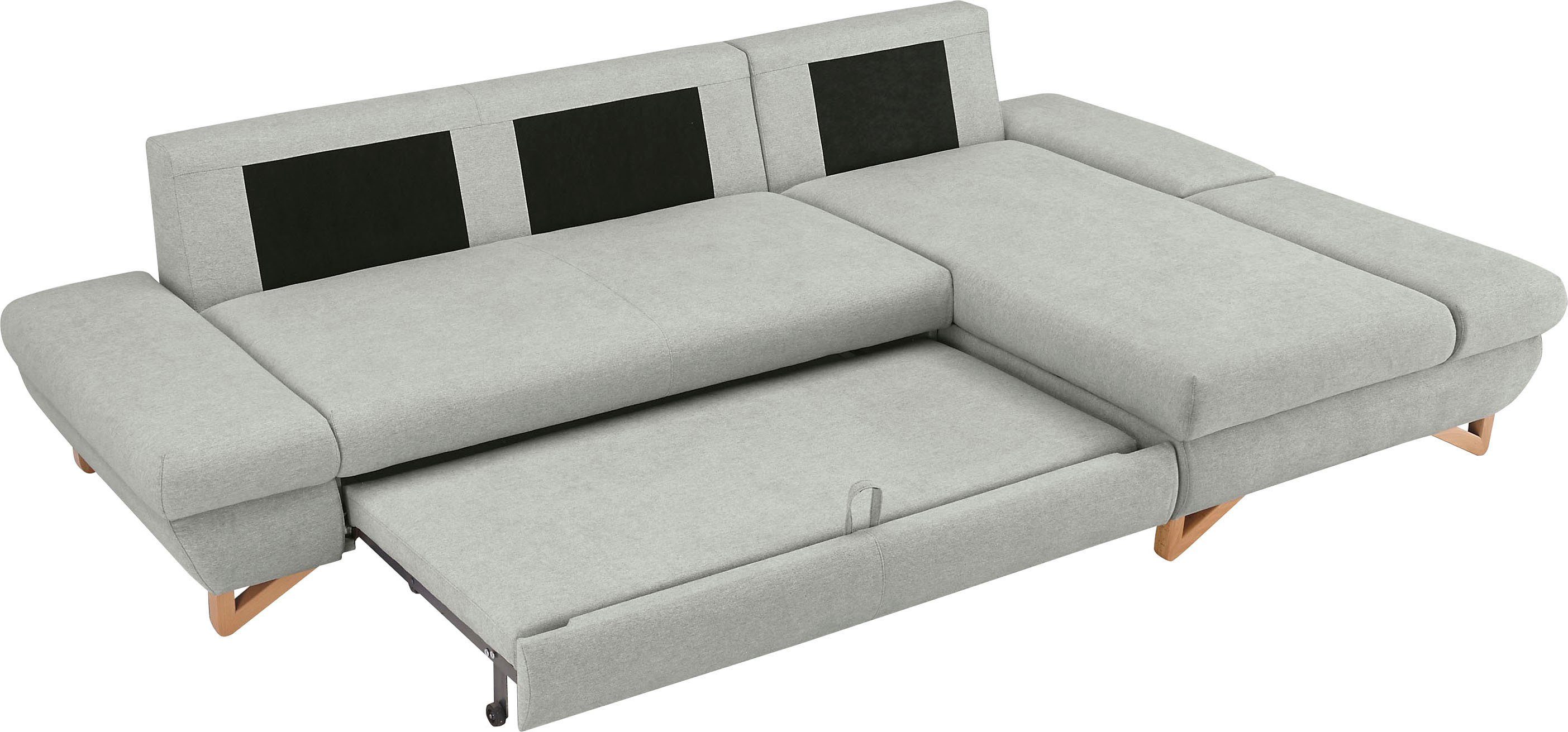 INOSIGN Slaapbank City/Giron comfortabele slaapbank (ligoppervlak 245 x 138 cm) en bedlade