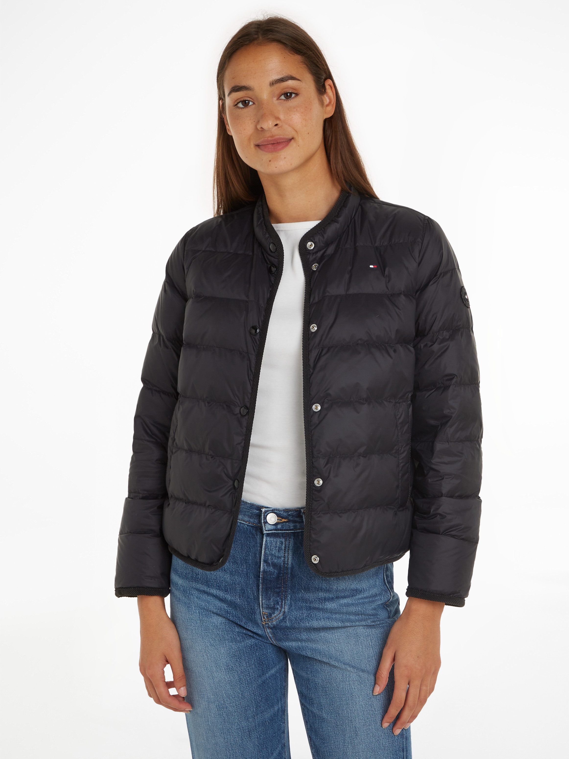 Tommy Hilfiger Gewatteerde jas LW DOWN COLLARLESS JACKET