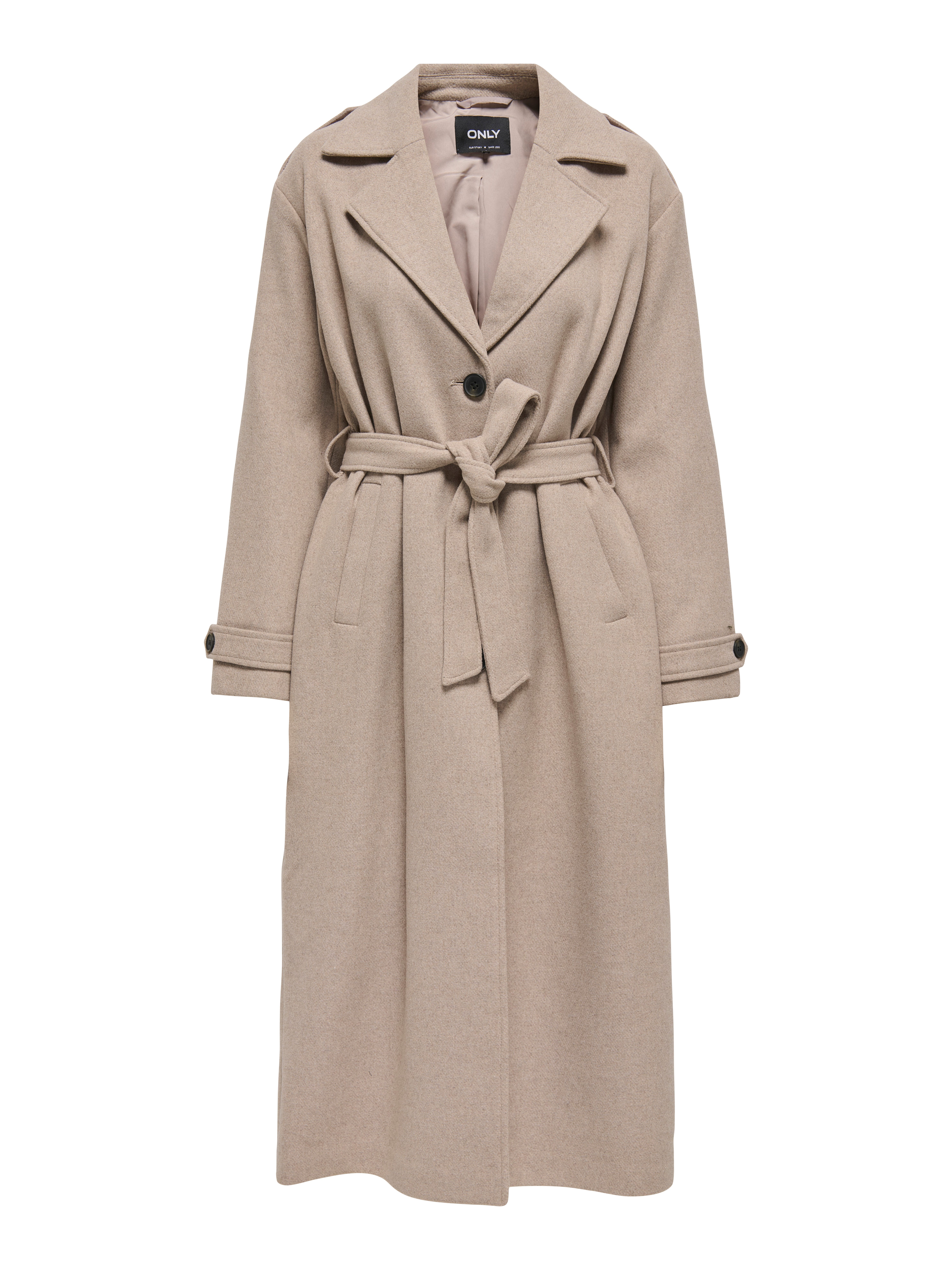 Only Lange jas ONLNALINA X-LONG WOOL TRENCHCOAT OTW