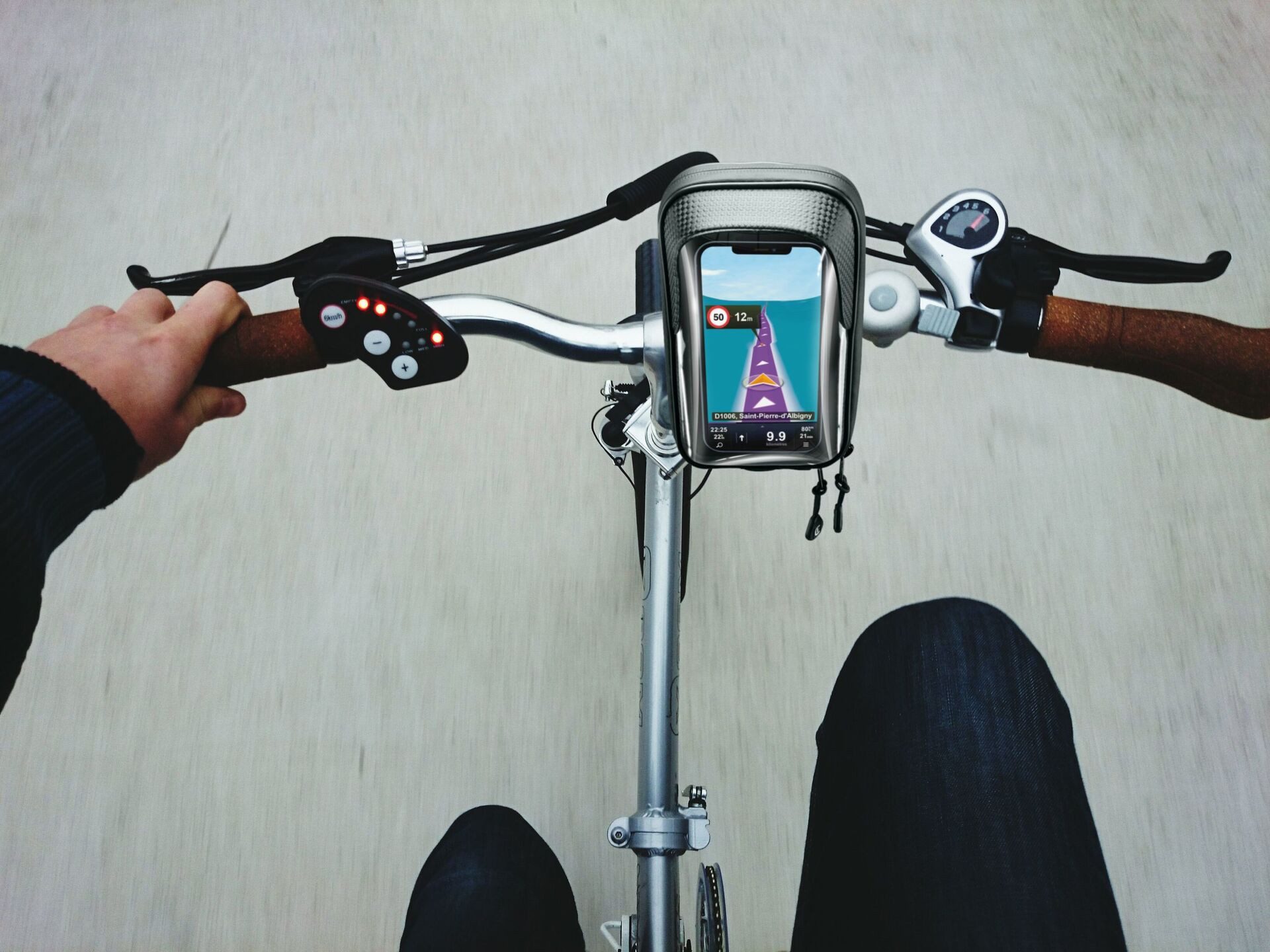 Cellularline Gsm-houder Waterdichte telefoonhouder voor motorfiets, fiets