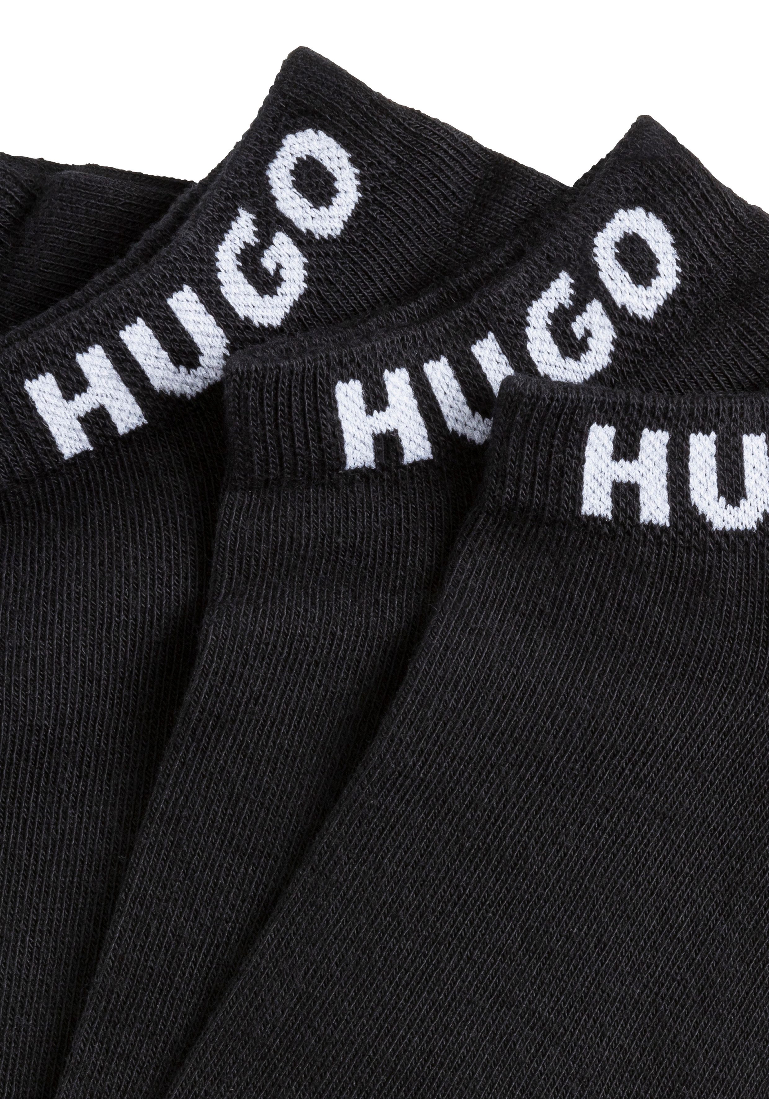 HUGO underwear Sokken 3P AS UNI CC W met contrasterende logo-opdruk (3 paar, Set van 3)