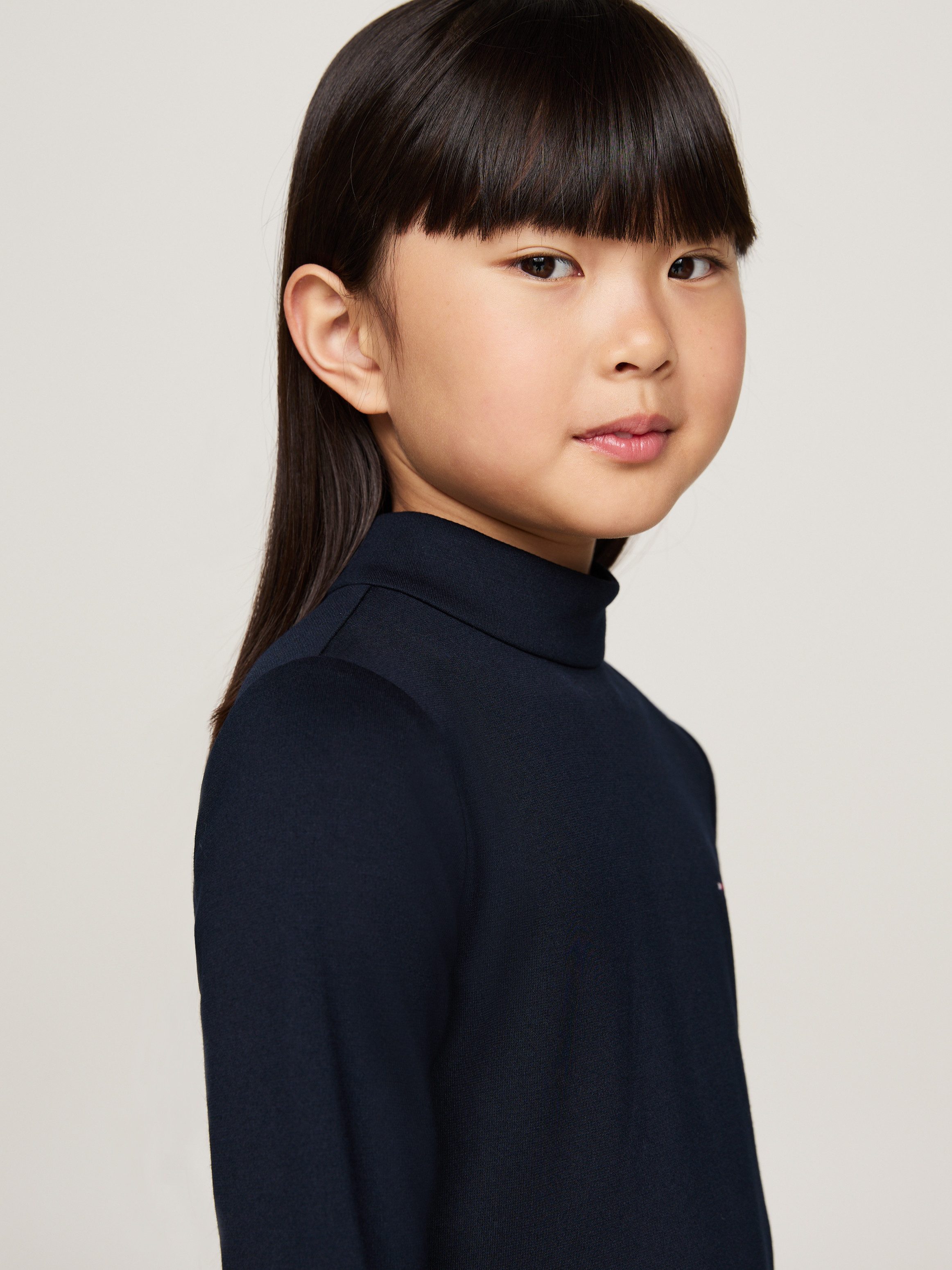 Tommy Hilfiger Jurk in a-lijn BRANDED PUNTO DRESS LS