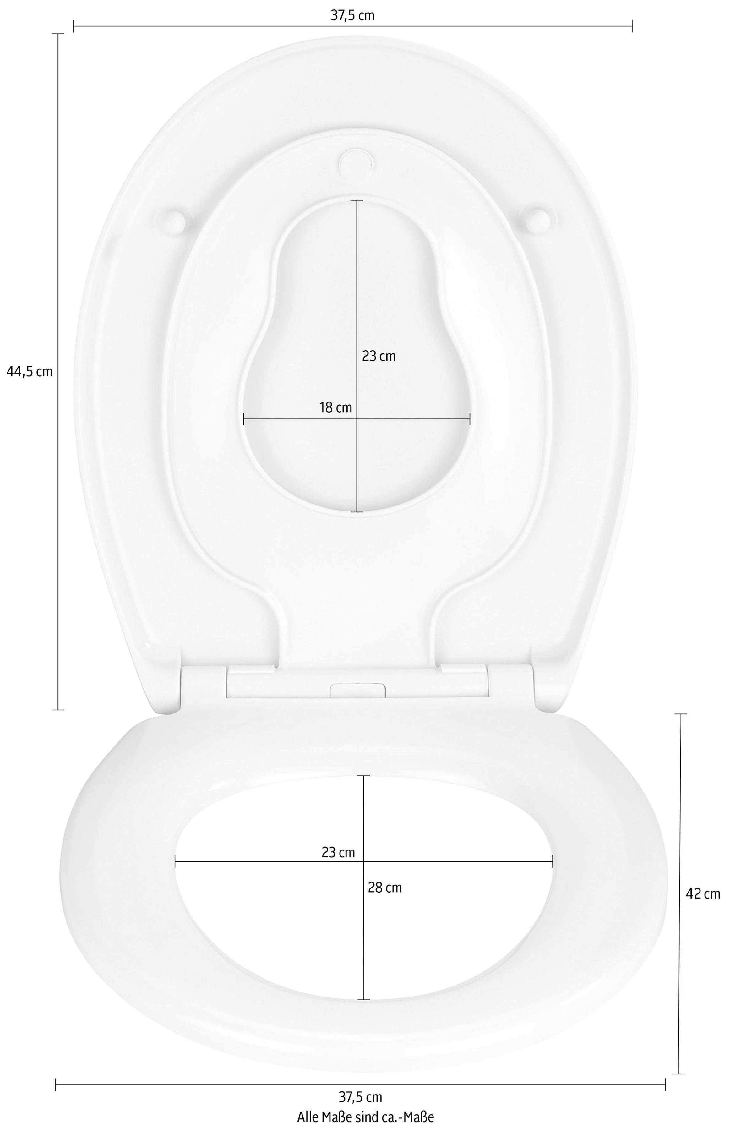 WENKO Toiletzitting Delos Family Soft-closesysteem / kinderzitje / kinderbril