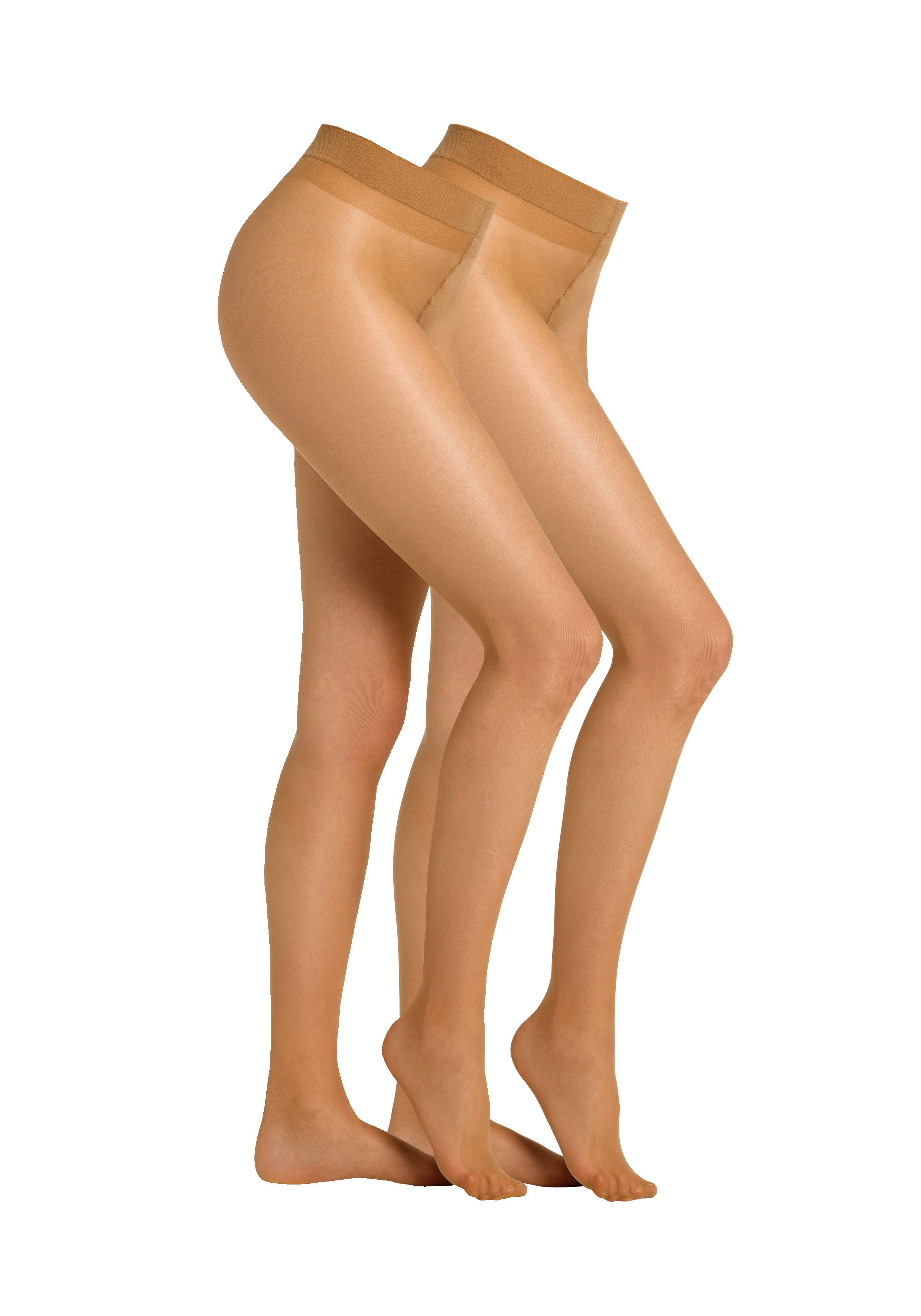 Camano Panty Fine everyday met zijdeachtig matte look (Set van 2) dames panty's & leggings maat 42 bruin