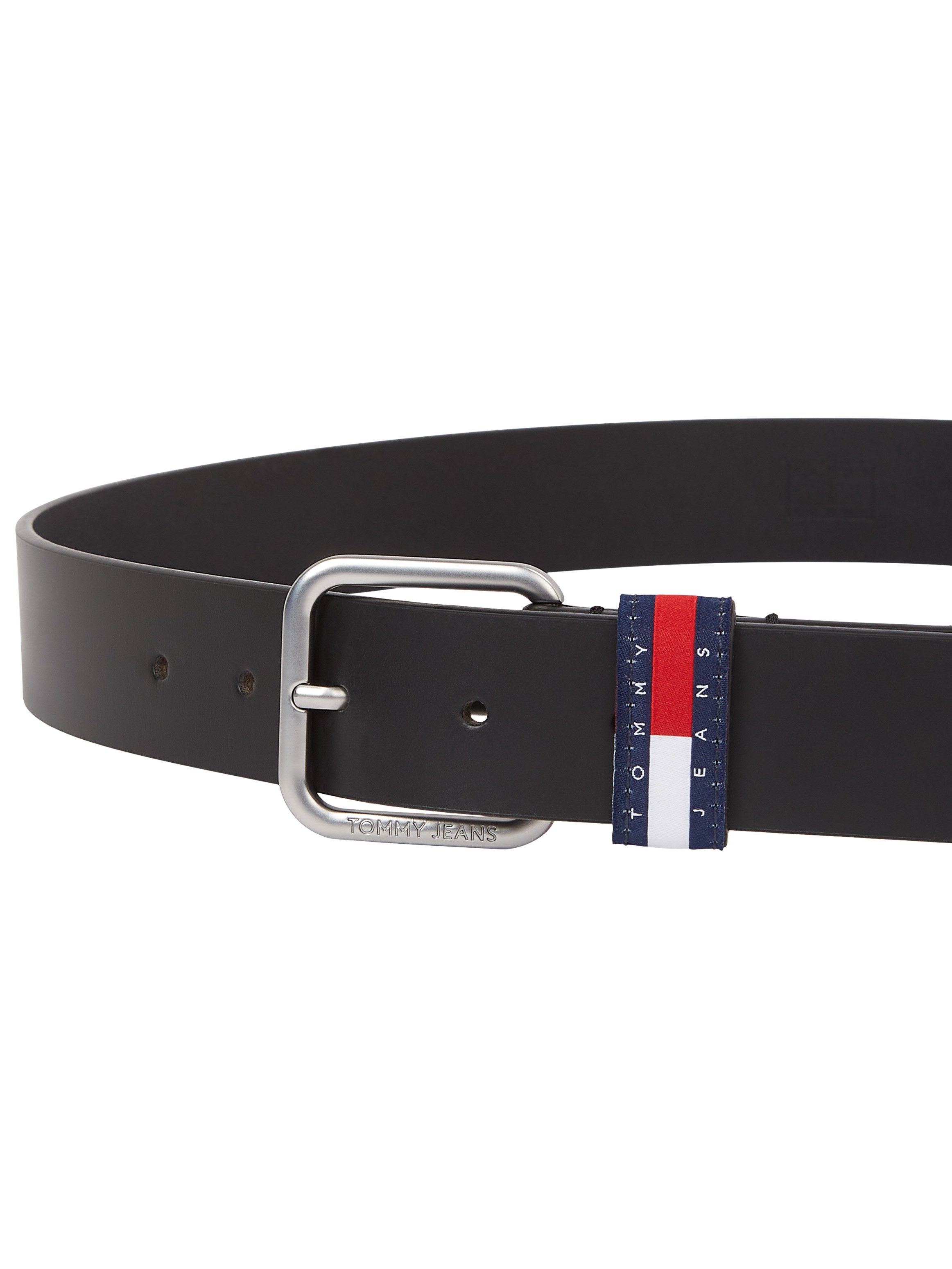 TOMMY JEANS Leren riem TJM RYAN 3.5 Lus met -badge