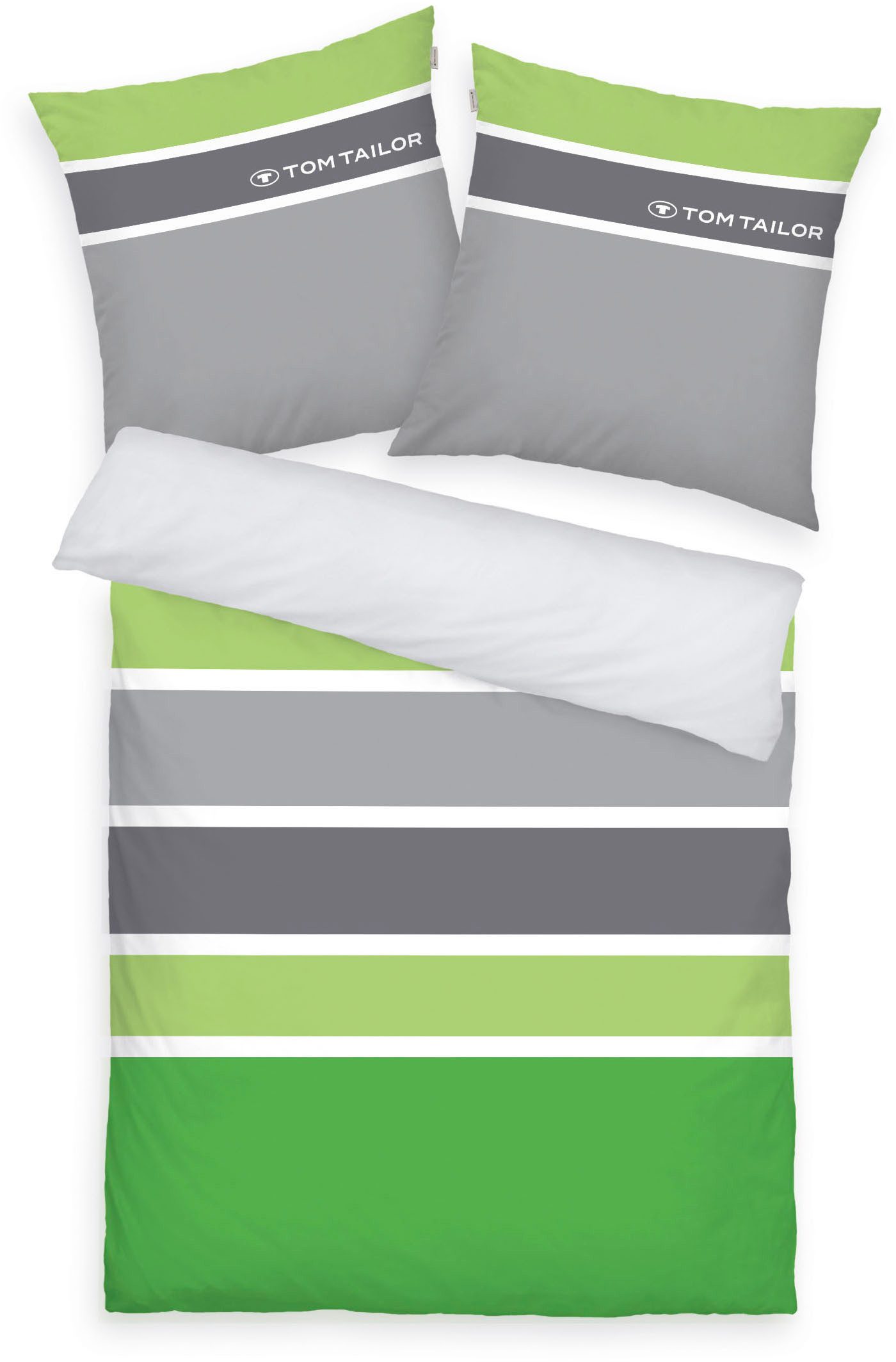 TOM TAILOR HOME Beddengoed Felix in mt. 135x200 of 155x220 cm (3-delig)