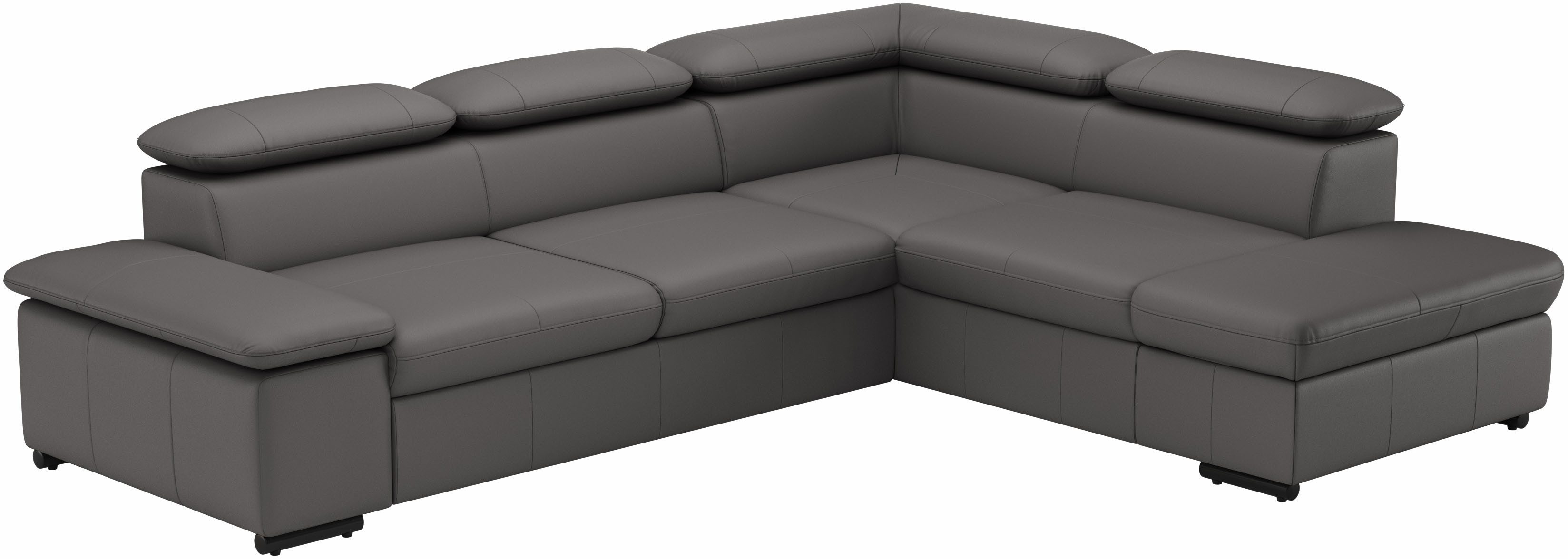 sit&more Hoekbank Alcudia L-vorm met armverstelling, optionele hoofdeindverstelling en bedfunctie