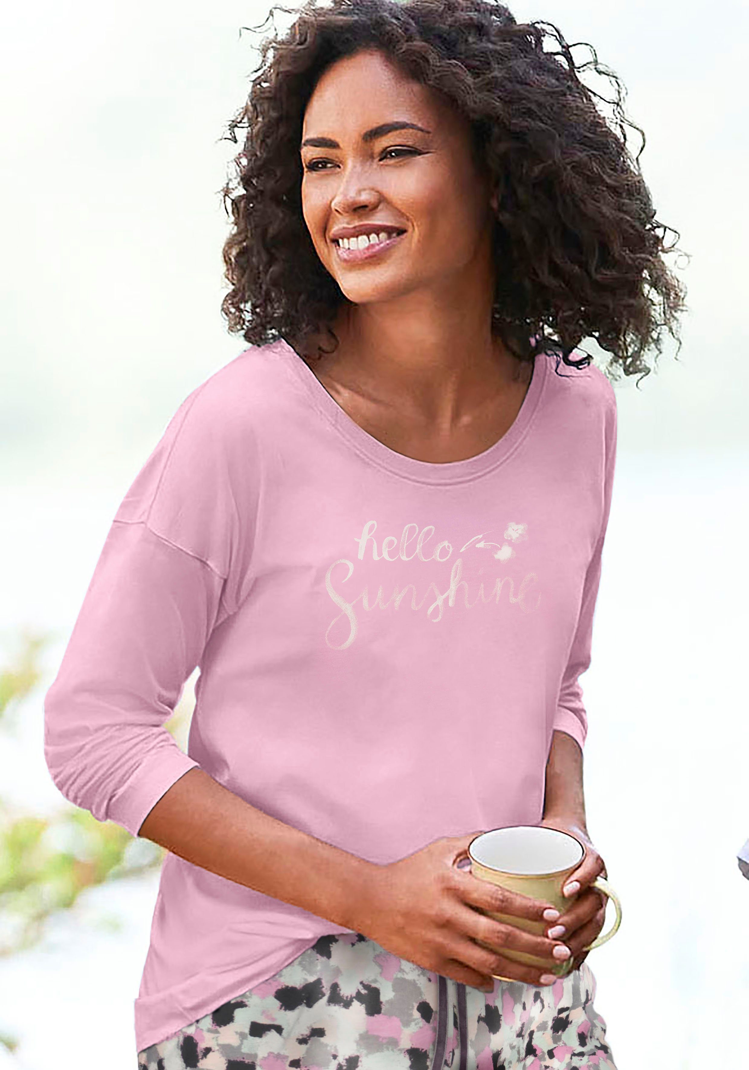 Vivance Dreams Pyjama top met frontprint
