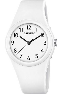 calypso watches kwartshorloge sweet time, k5789-a wit