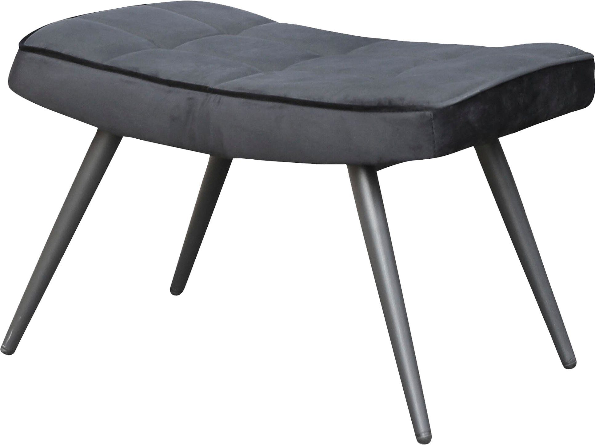 byLIVING Fauteuil Uta naar keuze met of zonder hocker, in cord, fluweel of weefstof (1 stuk)