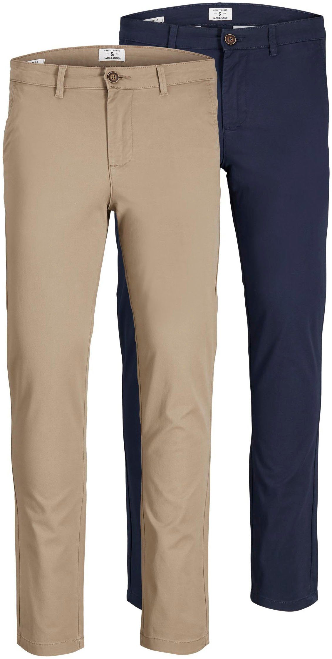 Jack & Jones Chino SLIM FIT MARCO 2PCS (2-delig, Set van 2)