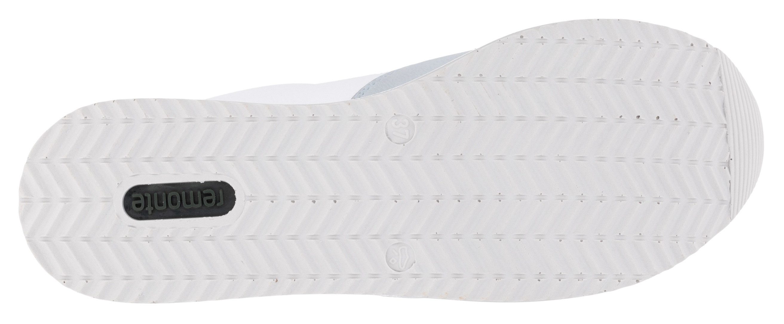 Remonte Plateausneakers vrijetijdsschoen, lage schoen, veterschoen met losse zachte inlegzool