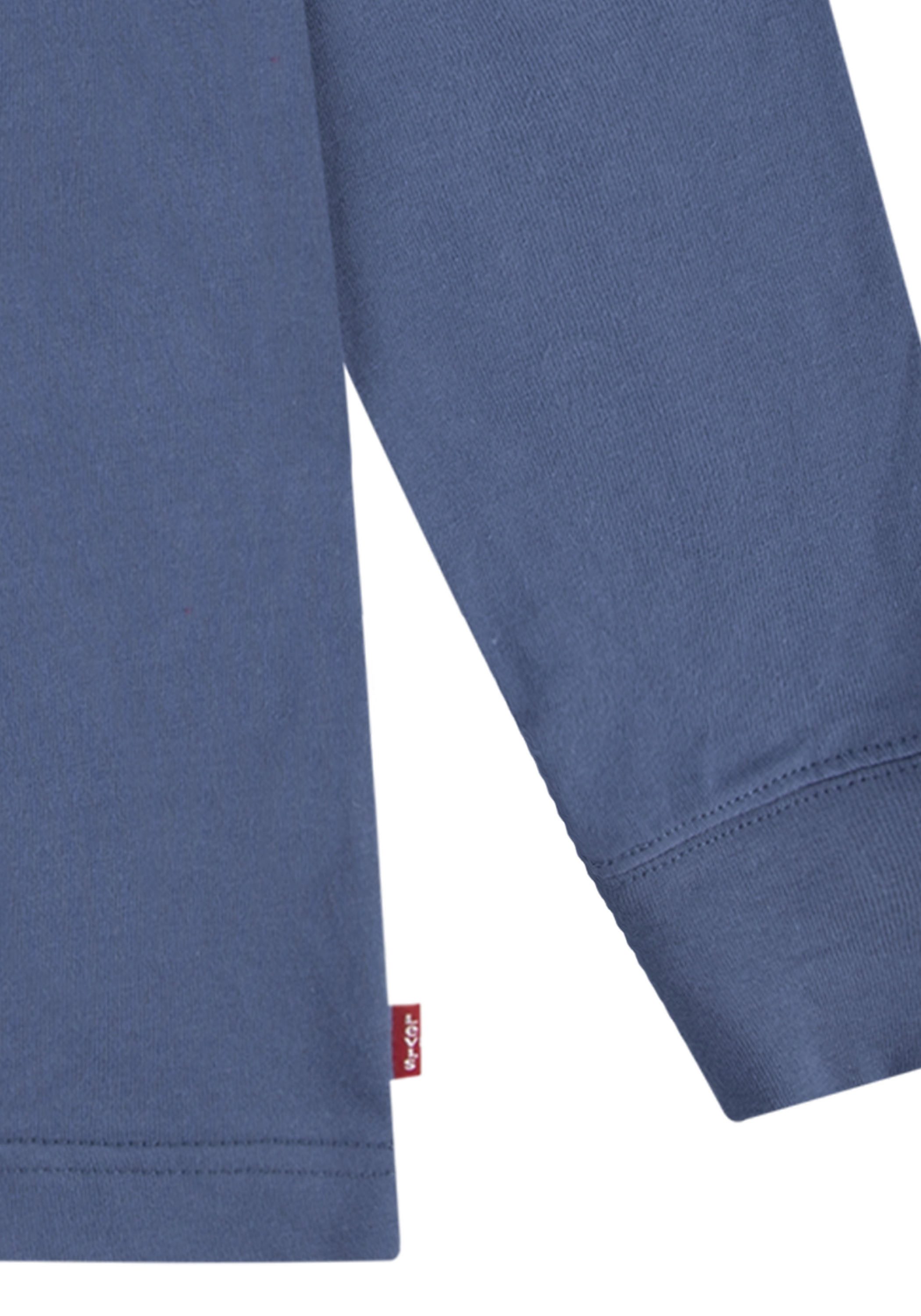 Levi's Kidswear Shirt met lange mouwen LVB ROPE BATWING LS TEE met 3d-effect voor jongens