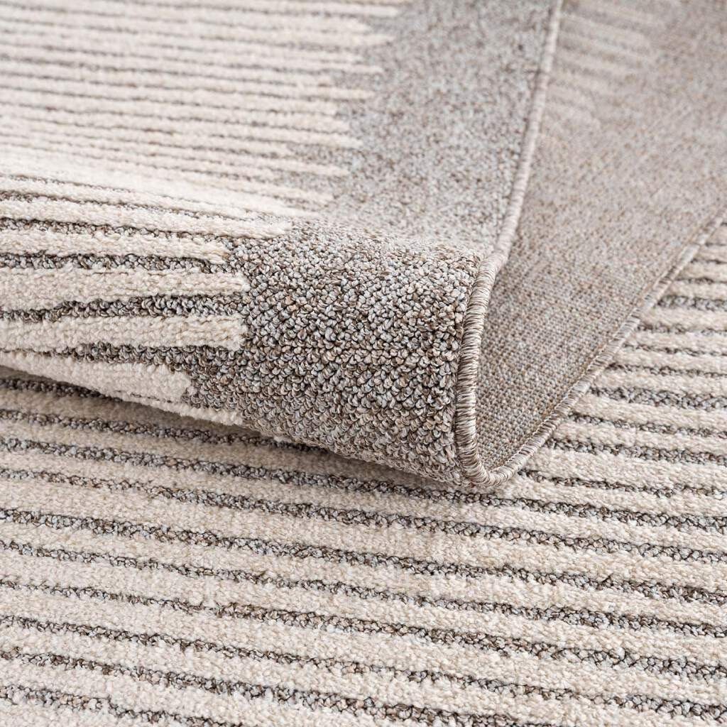 Carpet City Vloerkleed Art 2231 Korte pool, streepmotief, ideaal voor hal & entree