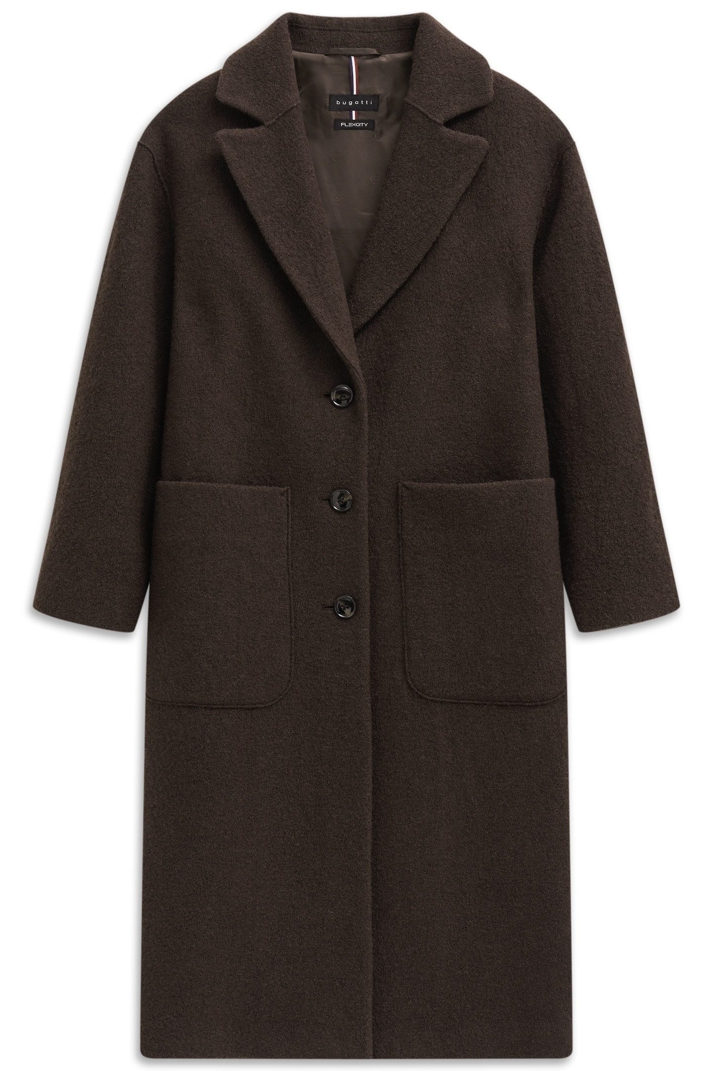 Bugatti Wollen jas Loose fit