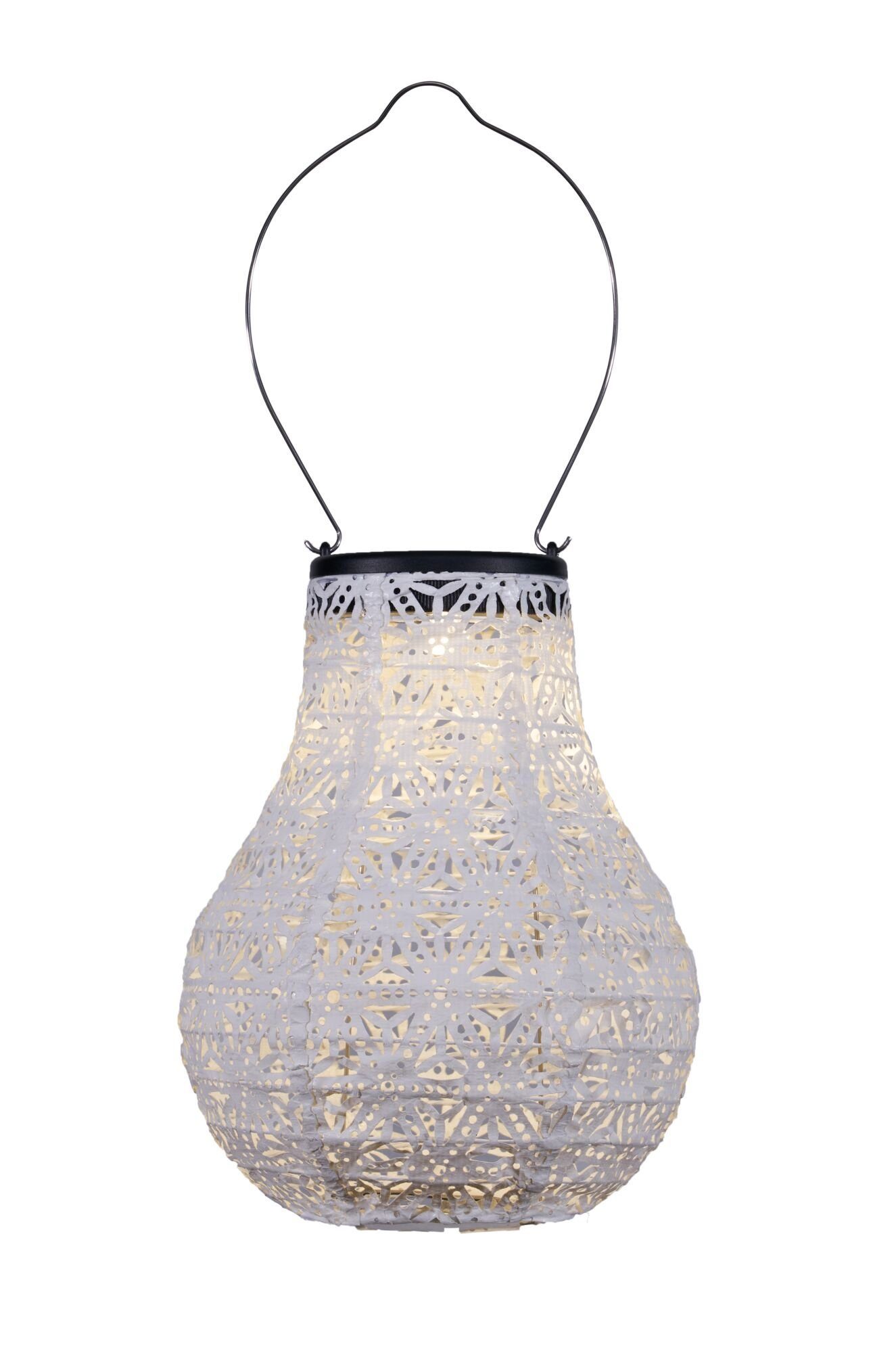 Pauleen Led-solarlamp Sunshine Blaze lampions solar wit Tyvek vlies