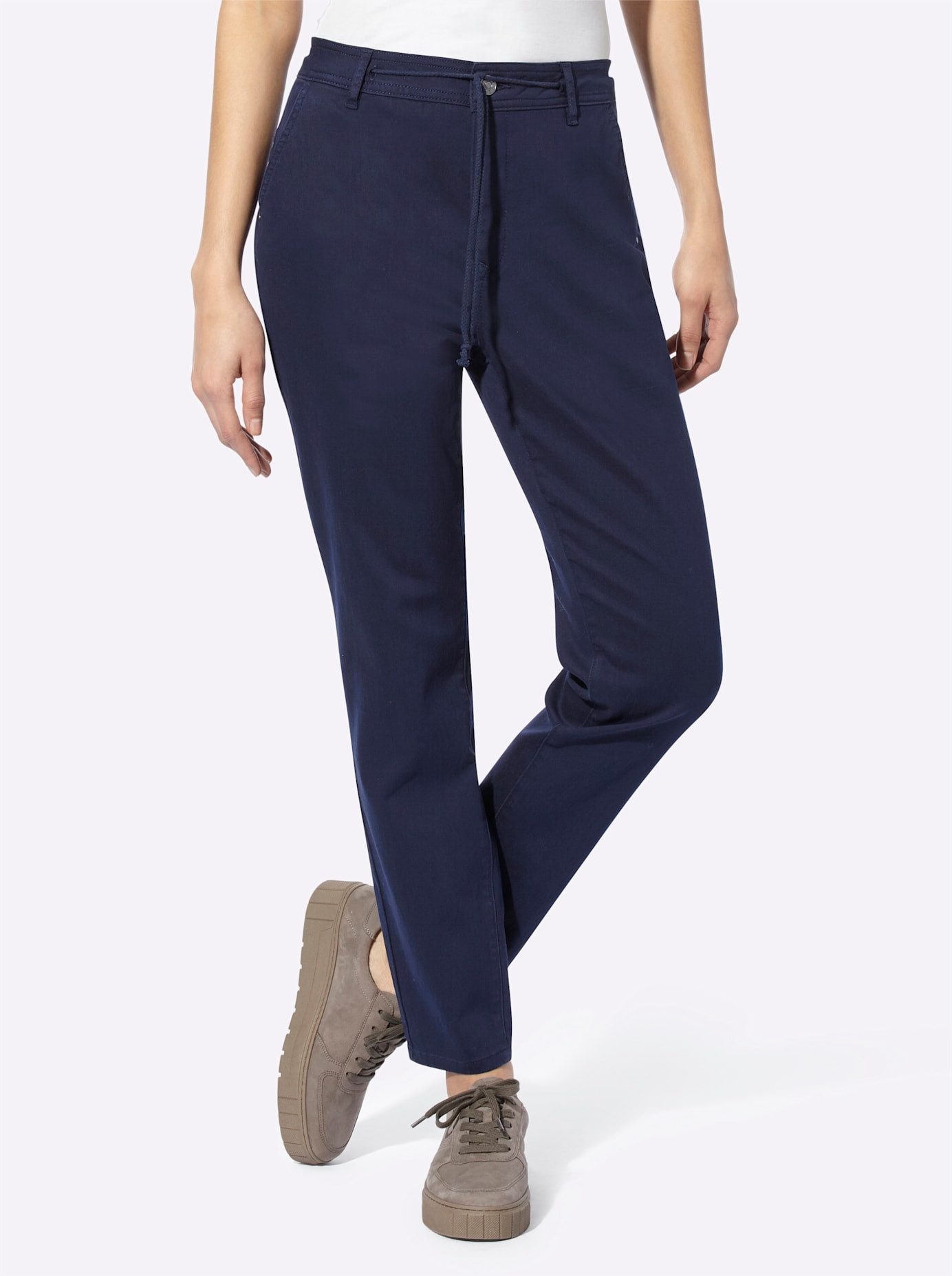 heine Comfortabele jeans dames skinny jeans maat 34 blauw