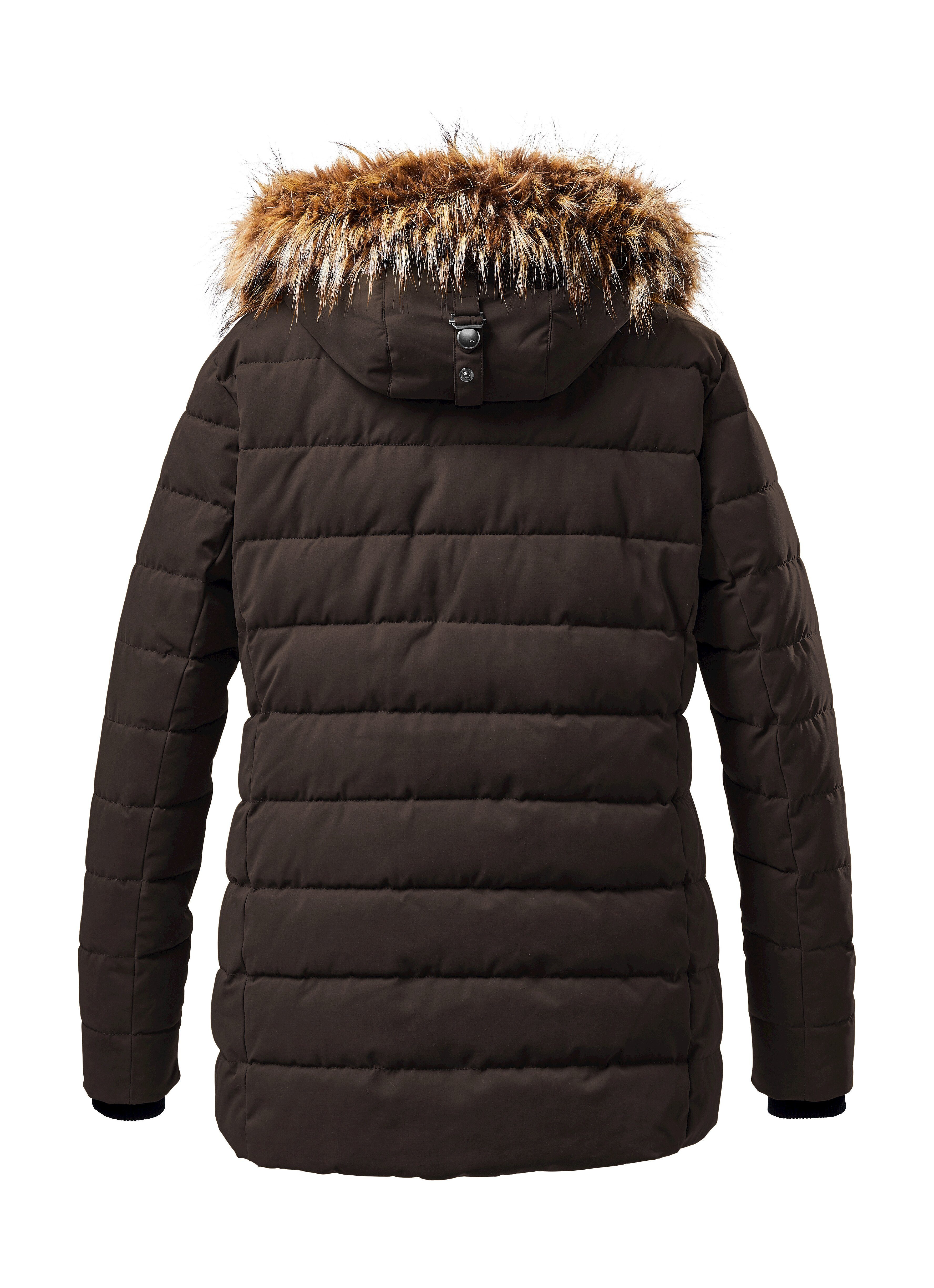 STOY Gewatteerde jas WMN Quilted JCKT E STOY gewatteerde jas: afritsbare capuchon, ademend, waterafstotend