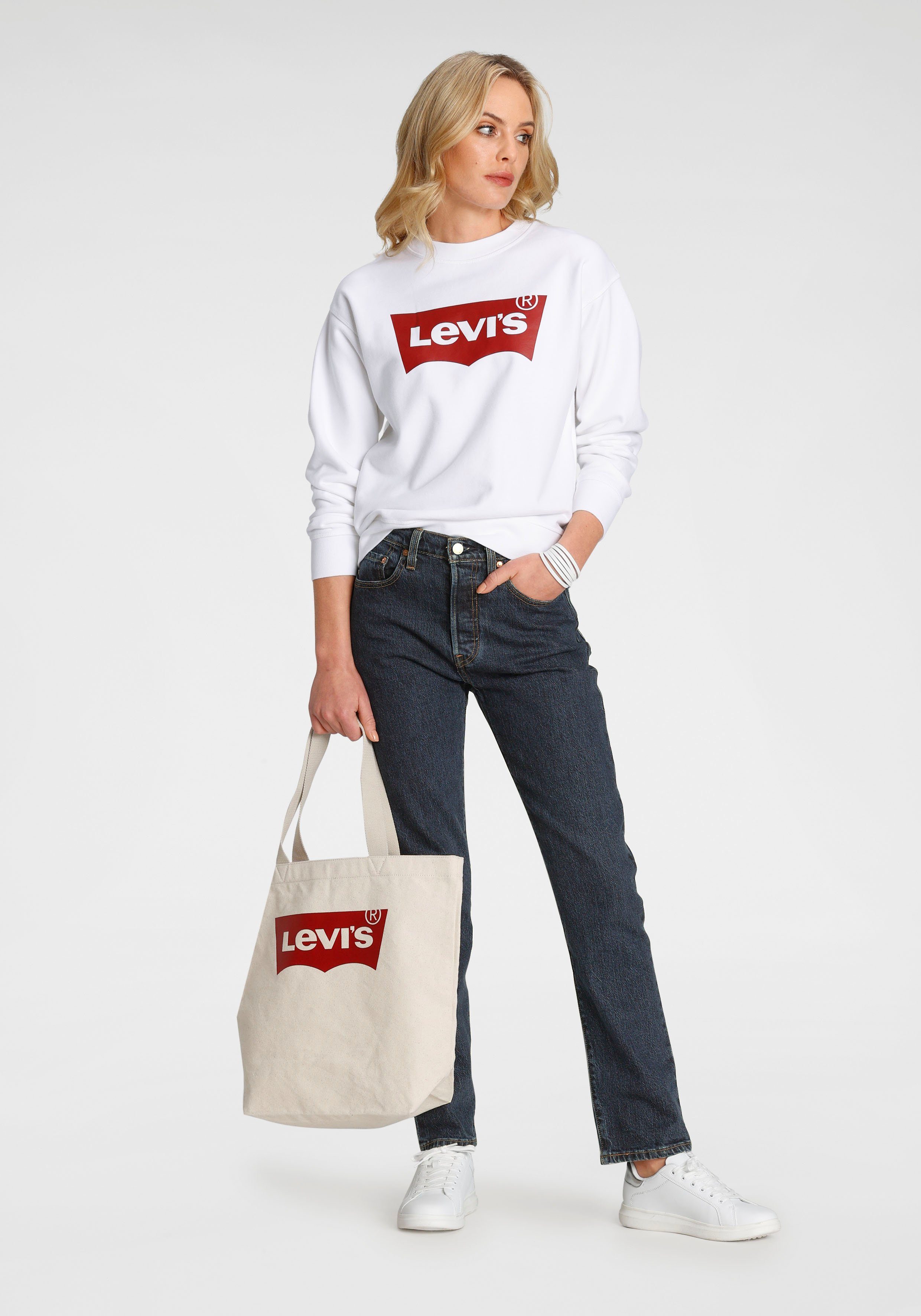 Levi's® 7/8 jeans 501 CROP 501 collectie, 5-pocket-stijl