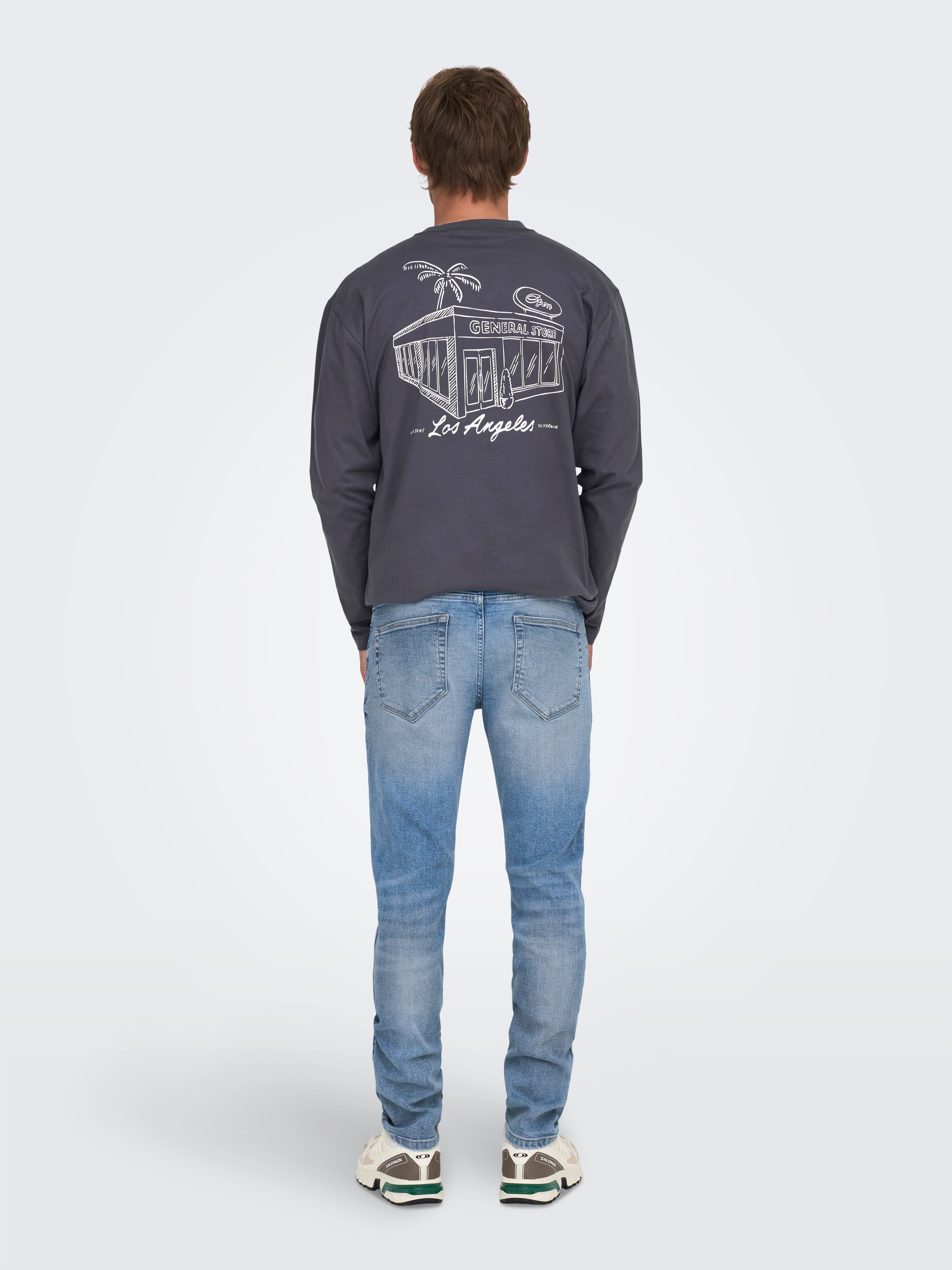 ONLY & SONS Slim fit jeans ONSLOOM SLIM LBD 8263 AZG DNM NOOS