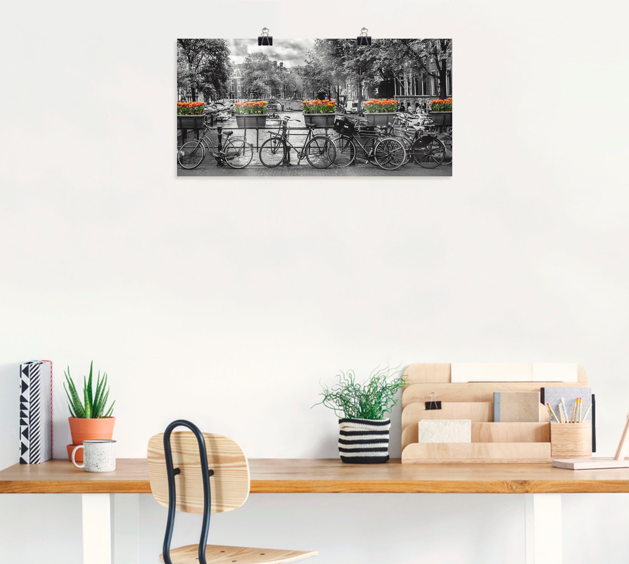 Artland Artprint Amsterdam Herengracht I als artprint op linnen, poster, muursticker in verschillende maten
