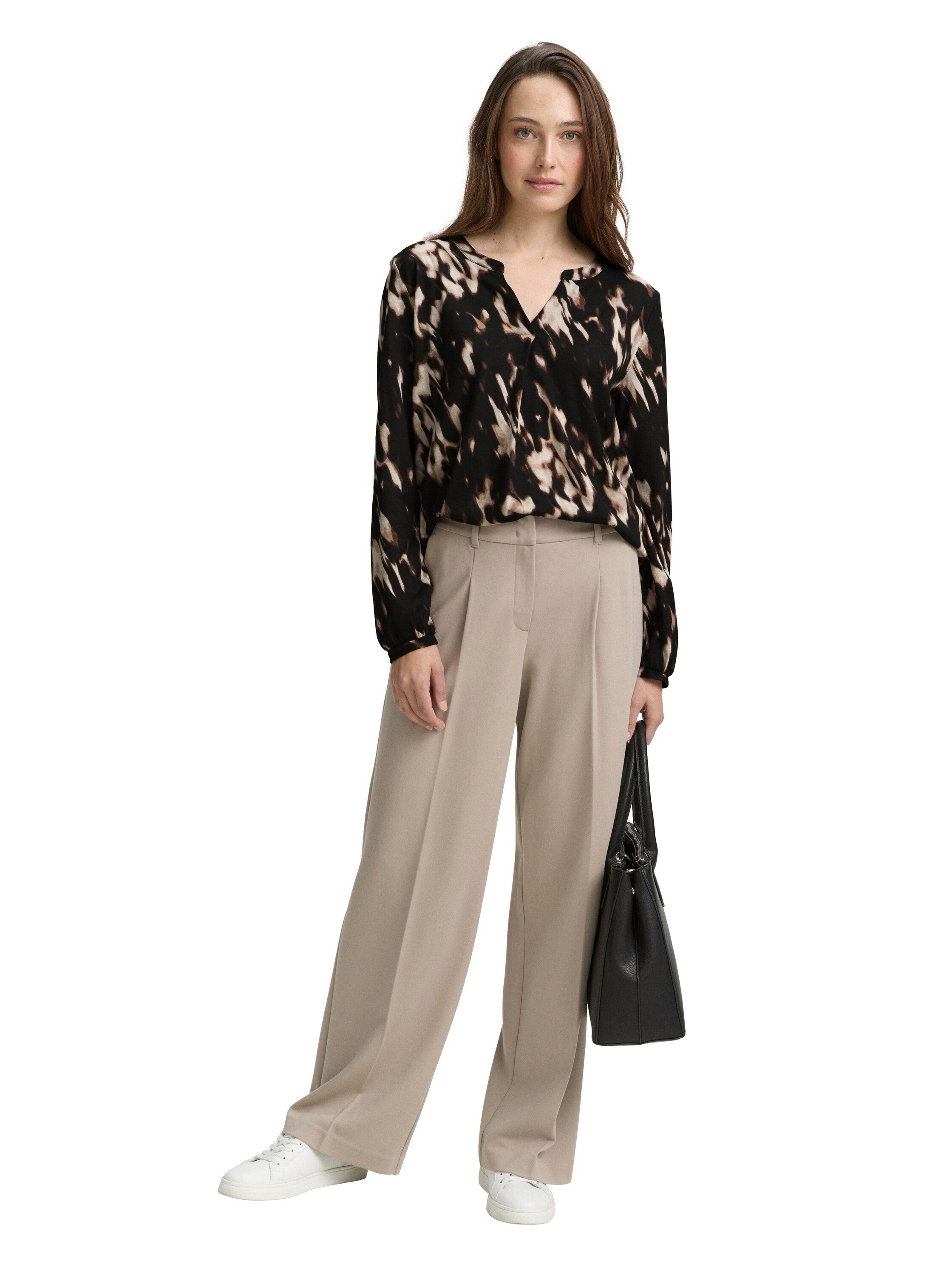 Tom Tailor Blouse met lange mouwen met grafisch patroon
