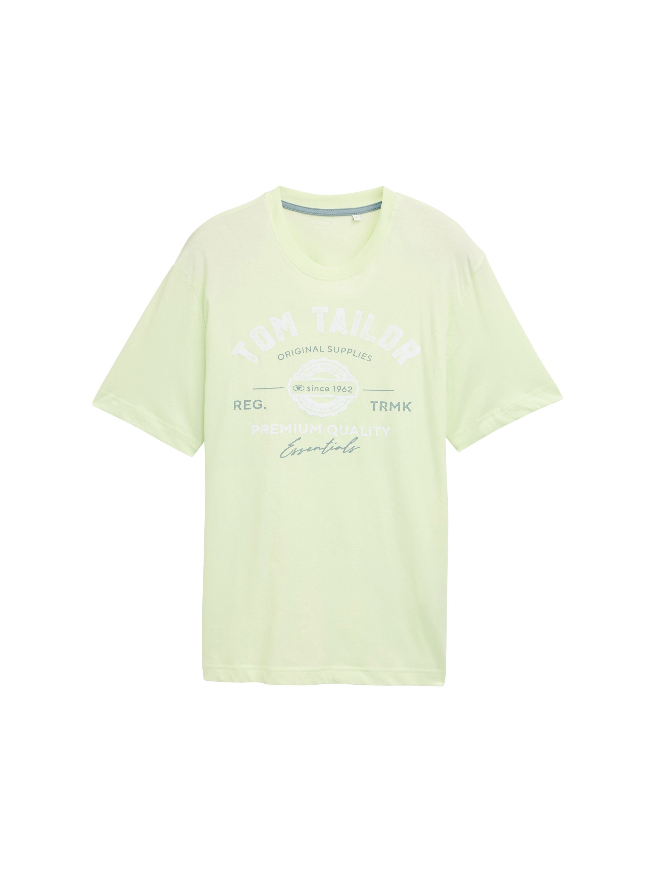 Tom Tailor T-shirt met grote logo-frontprint
