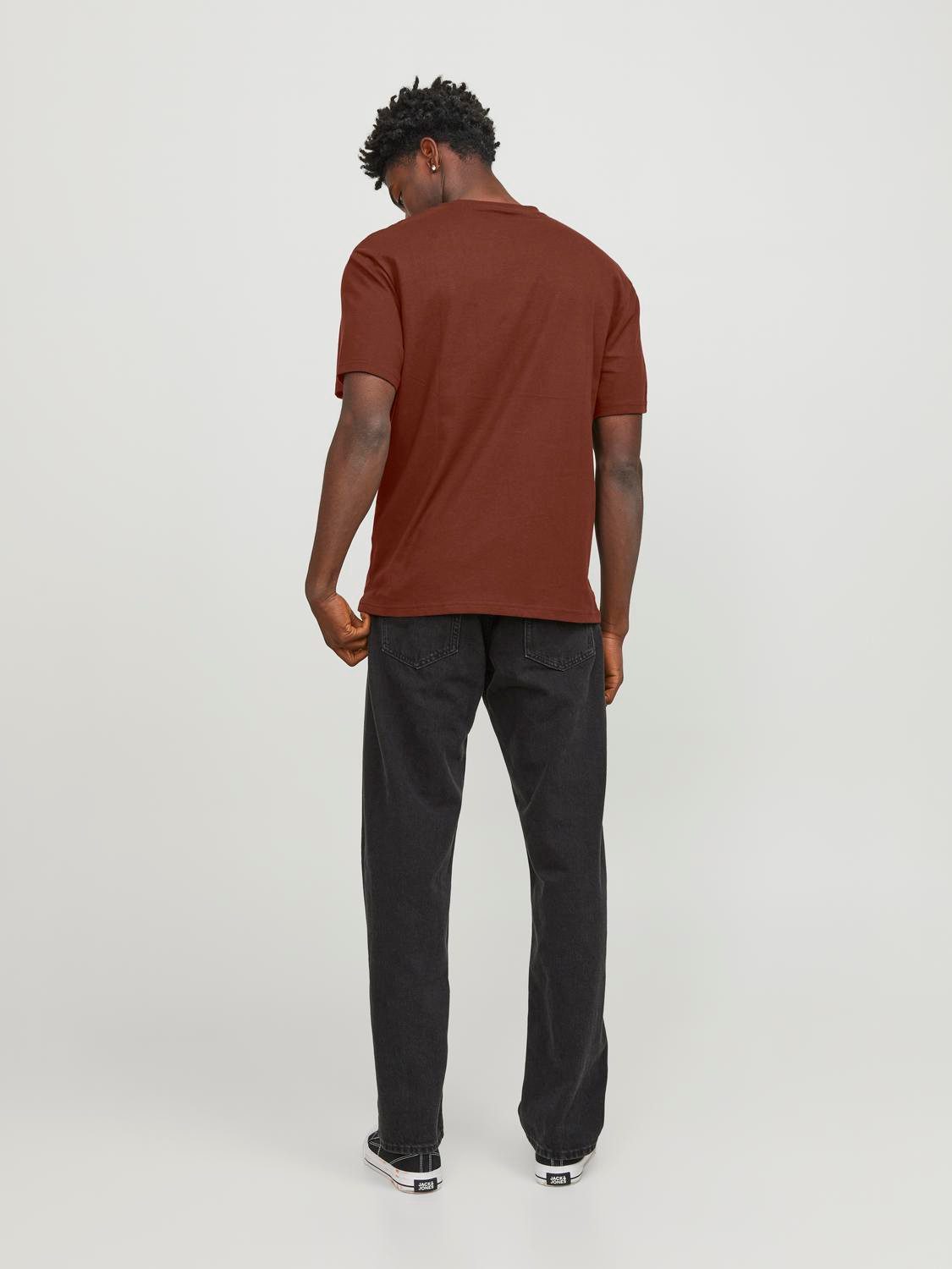 Jack & Jones Shirt met ronde hals JORVESTERBRO TEE SS CREW NECK NOOS