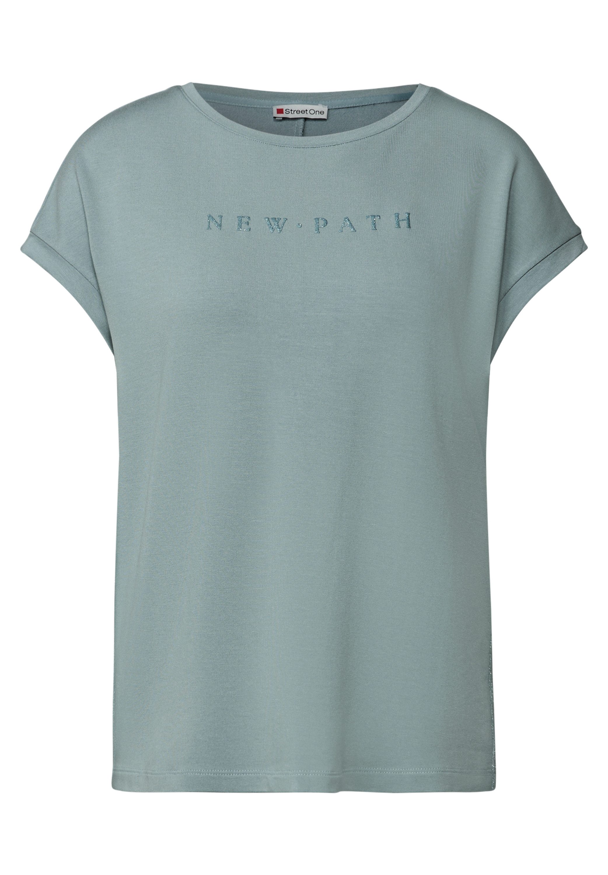 STREET ONE T-shirt met glitterdetails